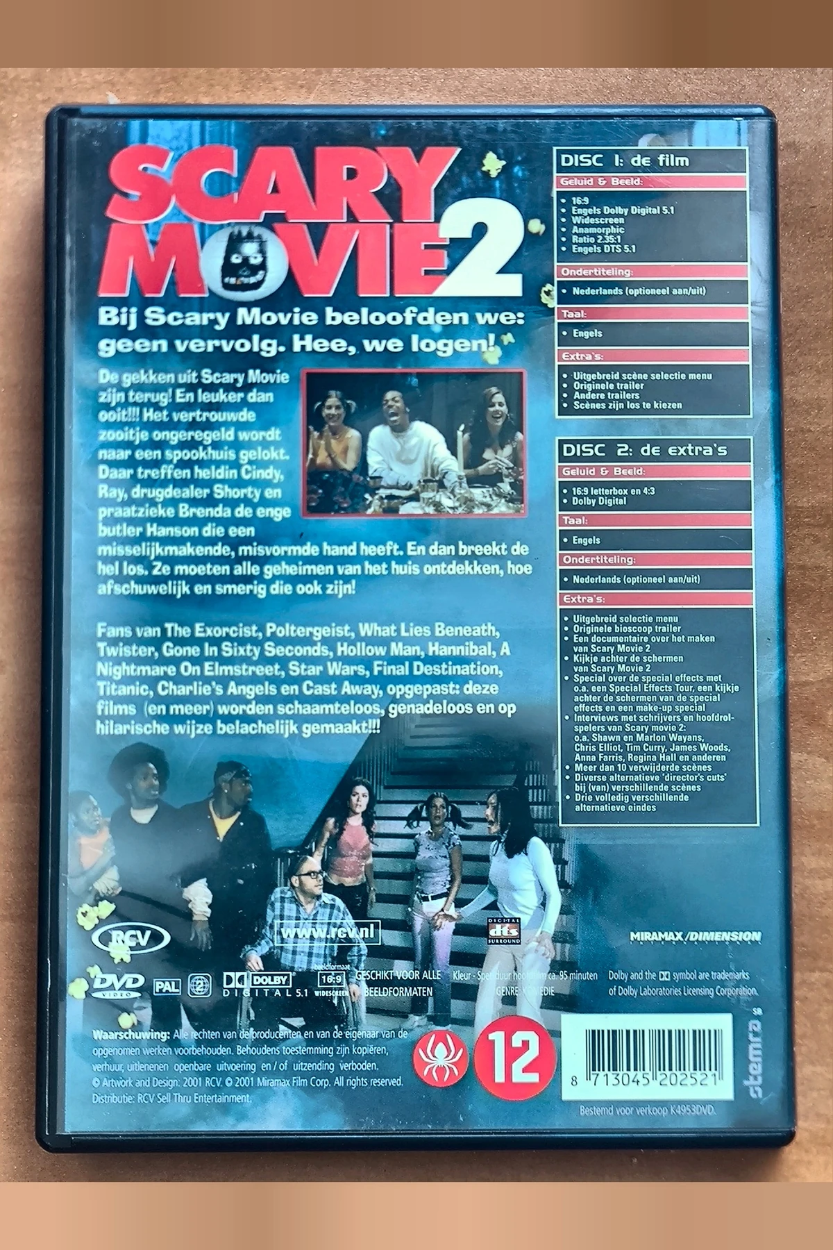 Scary Movie 2 - Achterkant
