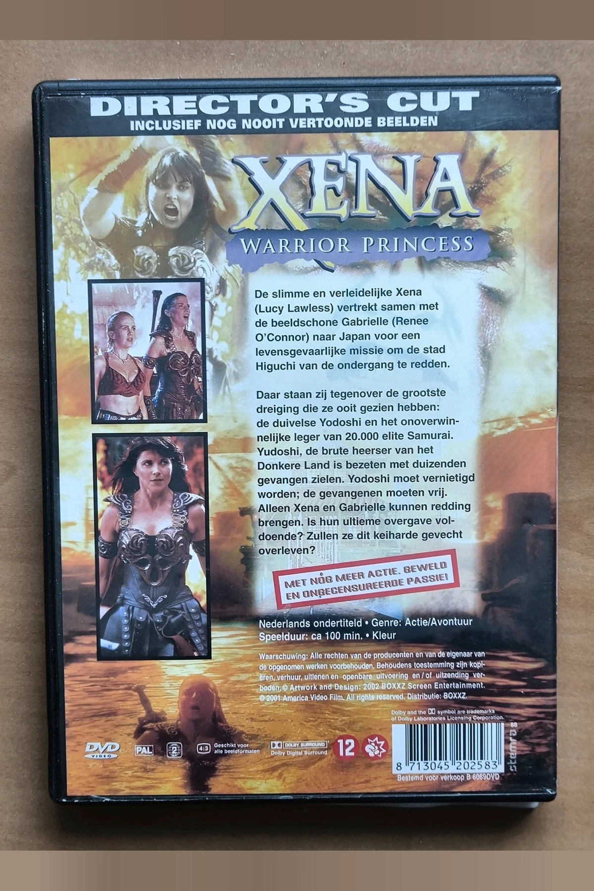 Xena: Warrior Princess: The Series Finale - Achterkant