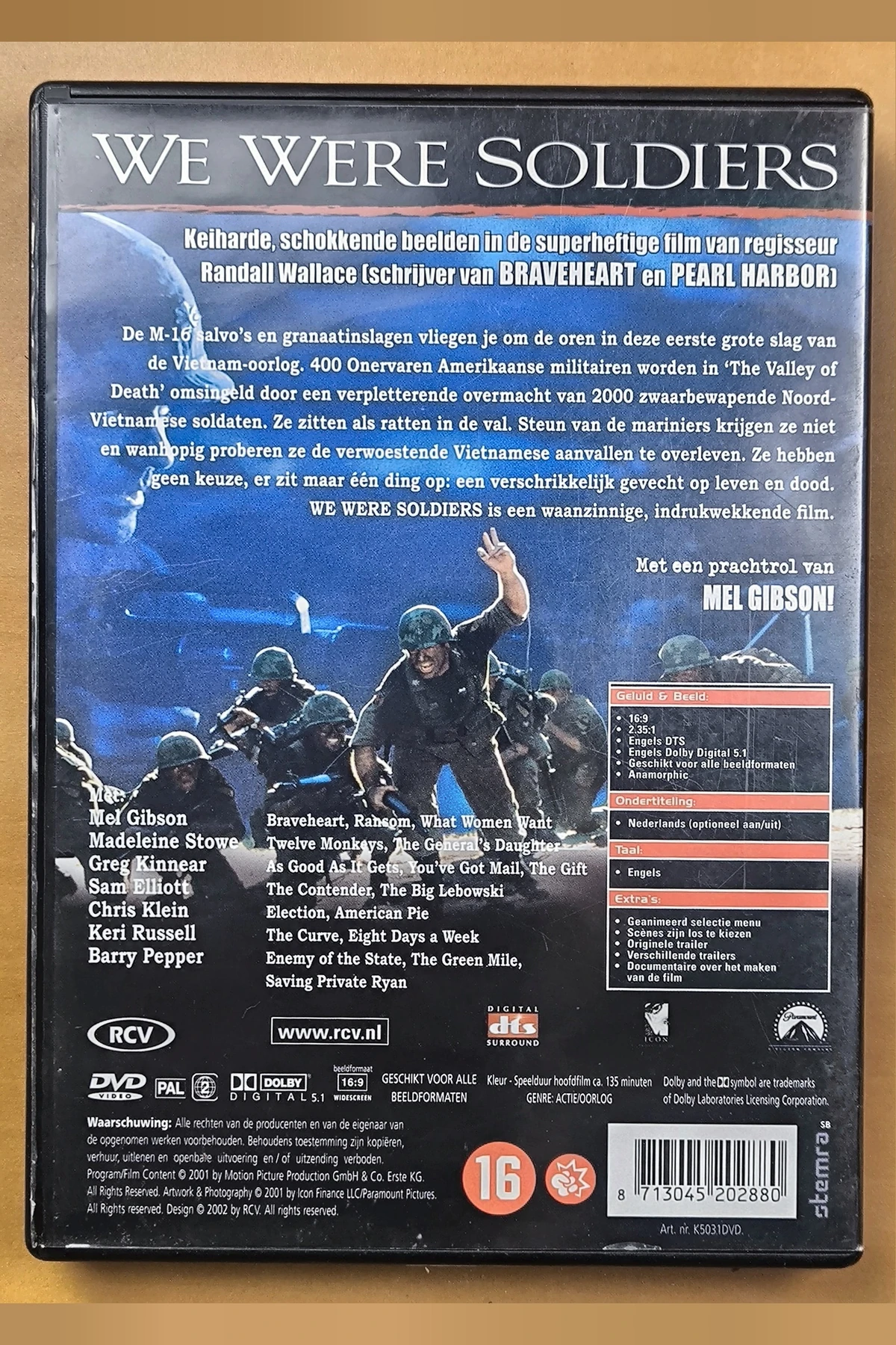 We Were Soldiers - Achterkant
