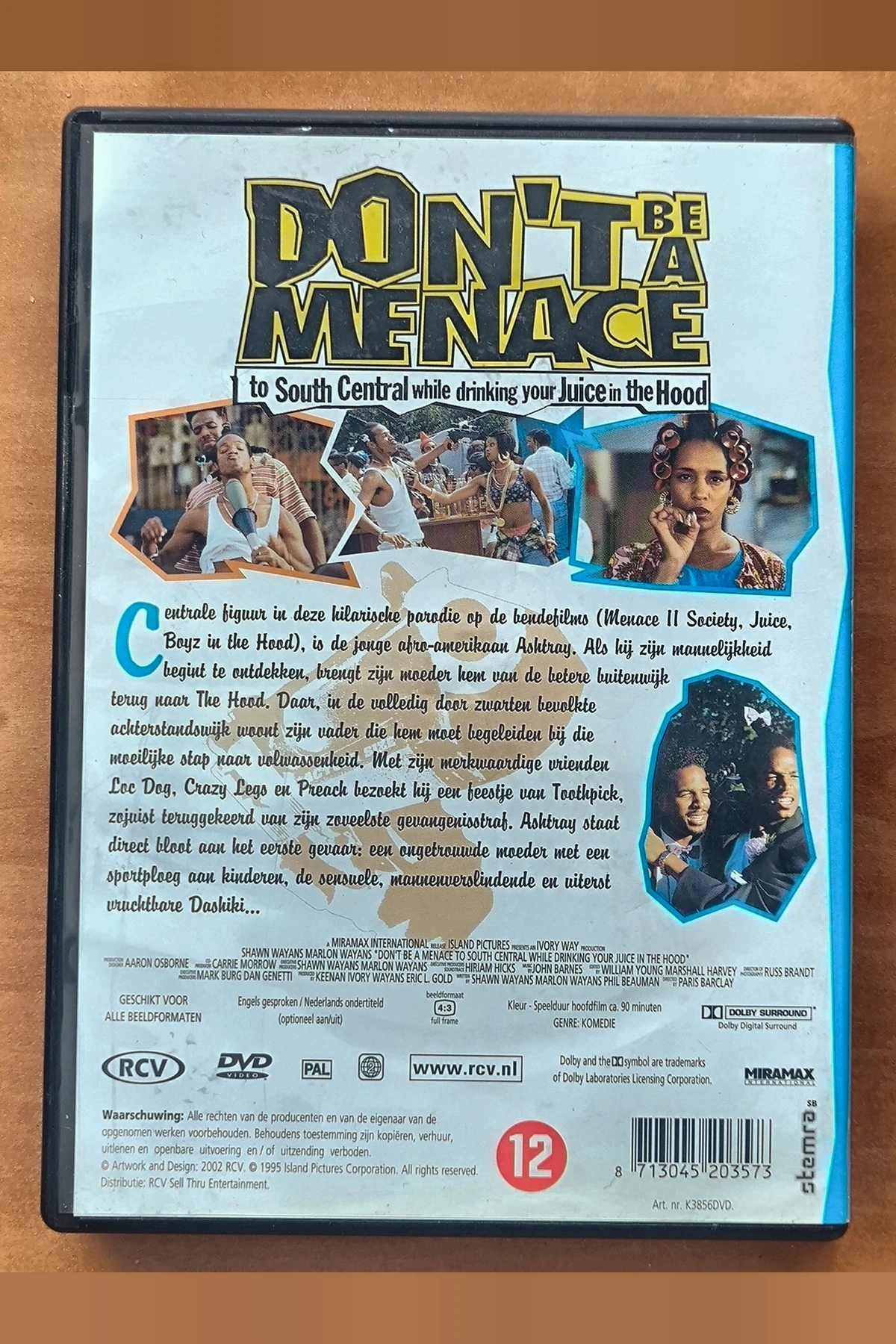 Don't Be a Menace to South Central While Drinking Your Juice in the Hood - Achterkant