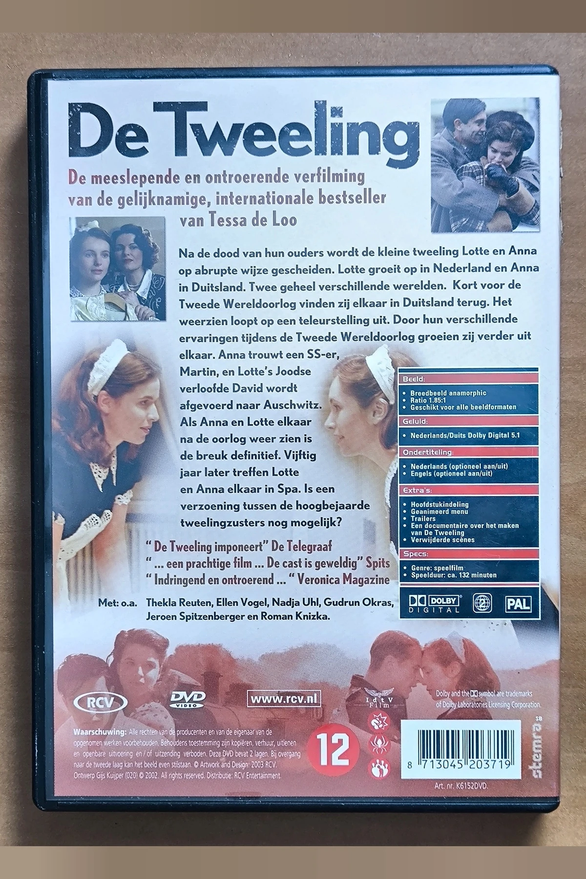 De tweeling - Achterkant