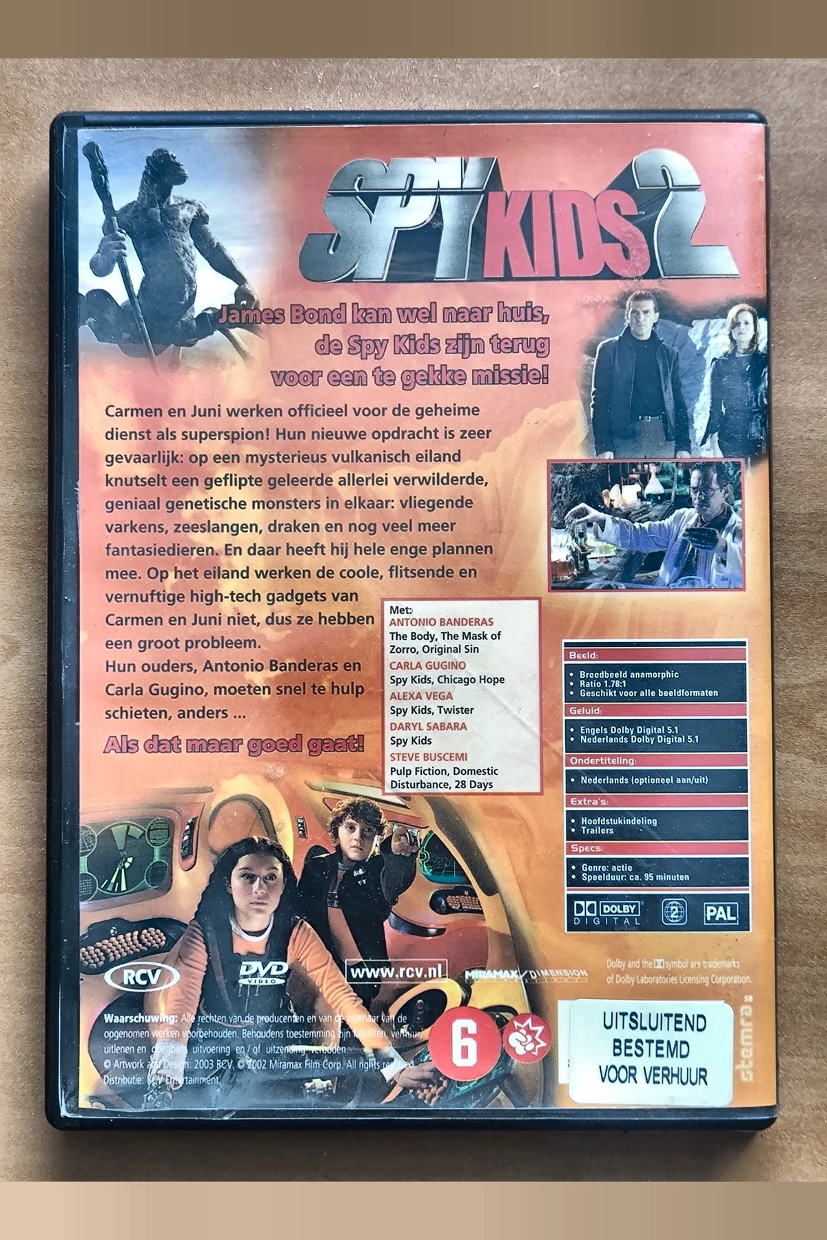 Spy Kids 2: Island of Lost Dreams - Achterkant