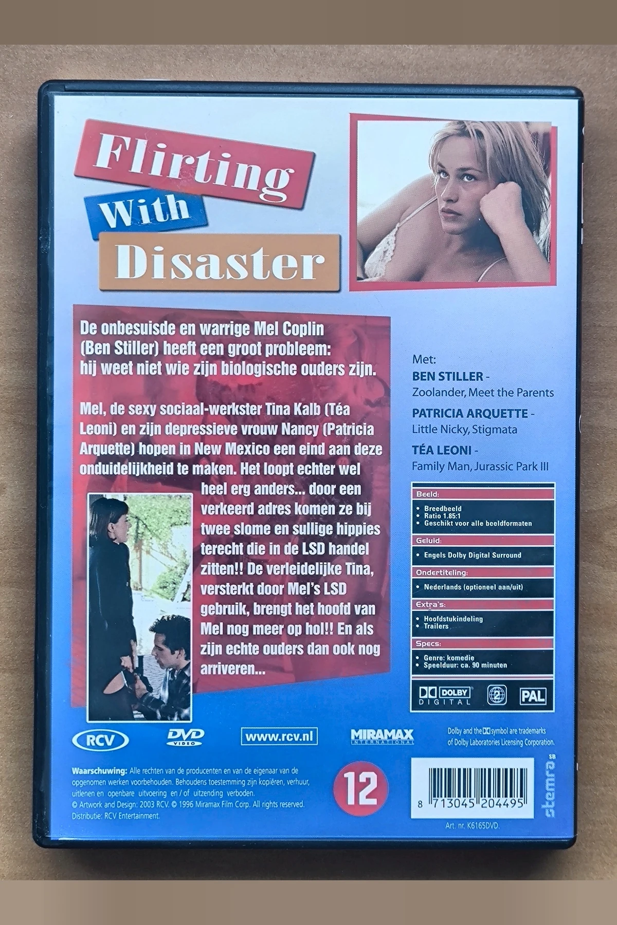 Flirting with Disaster - Achterkant