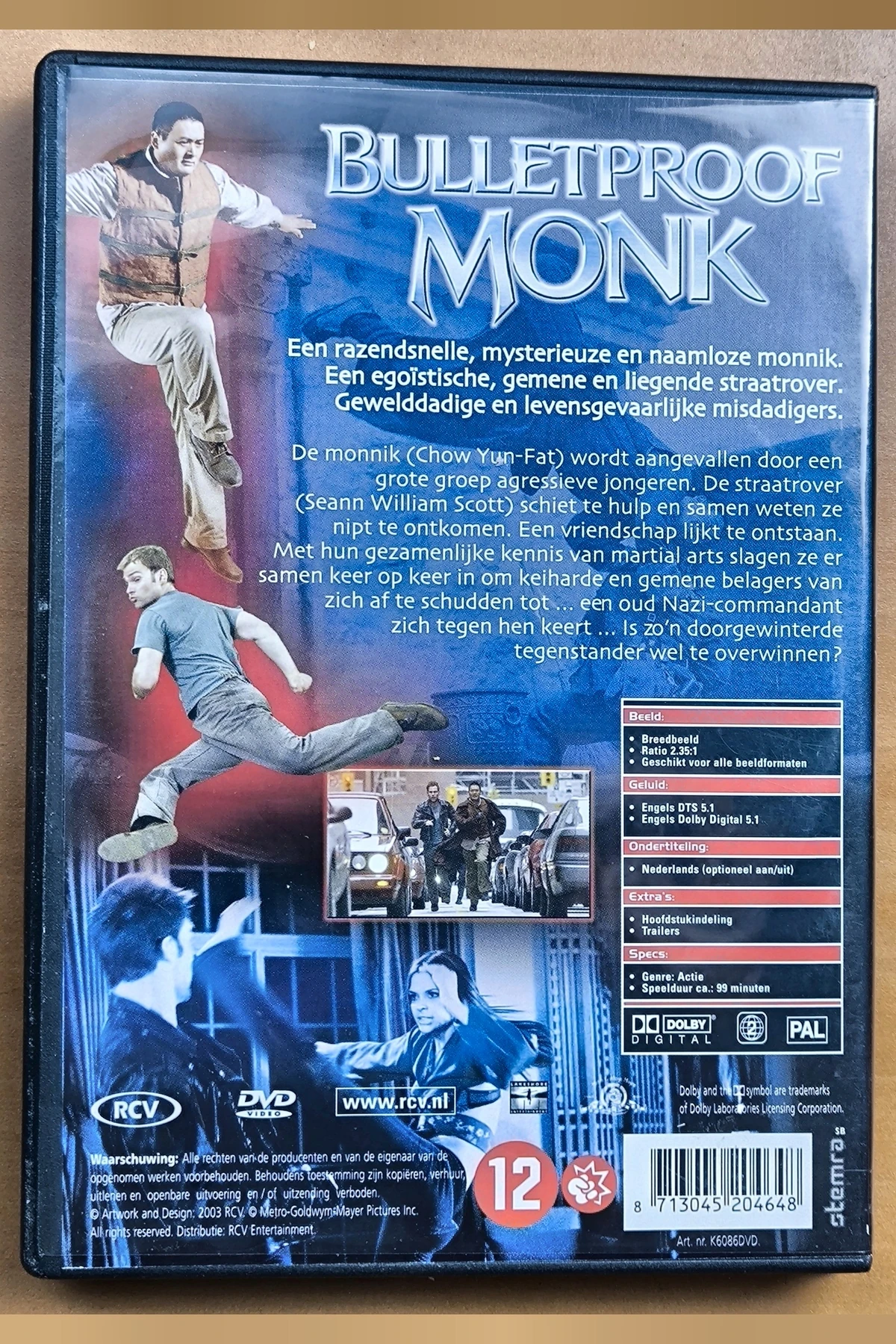 Bulletproof Monk - Achterkant