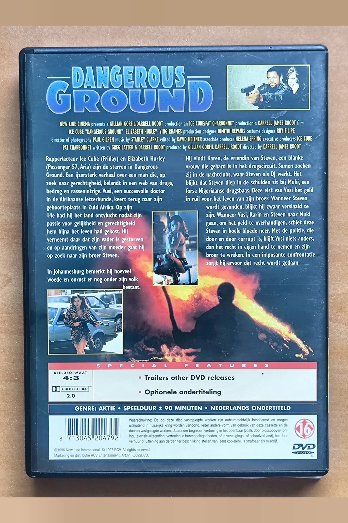 Dangerous Ground - Achterkant