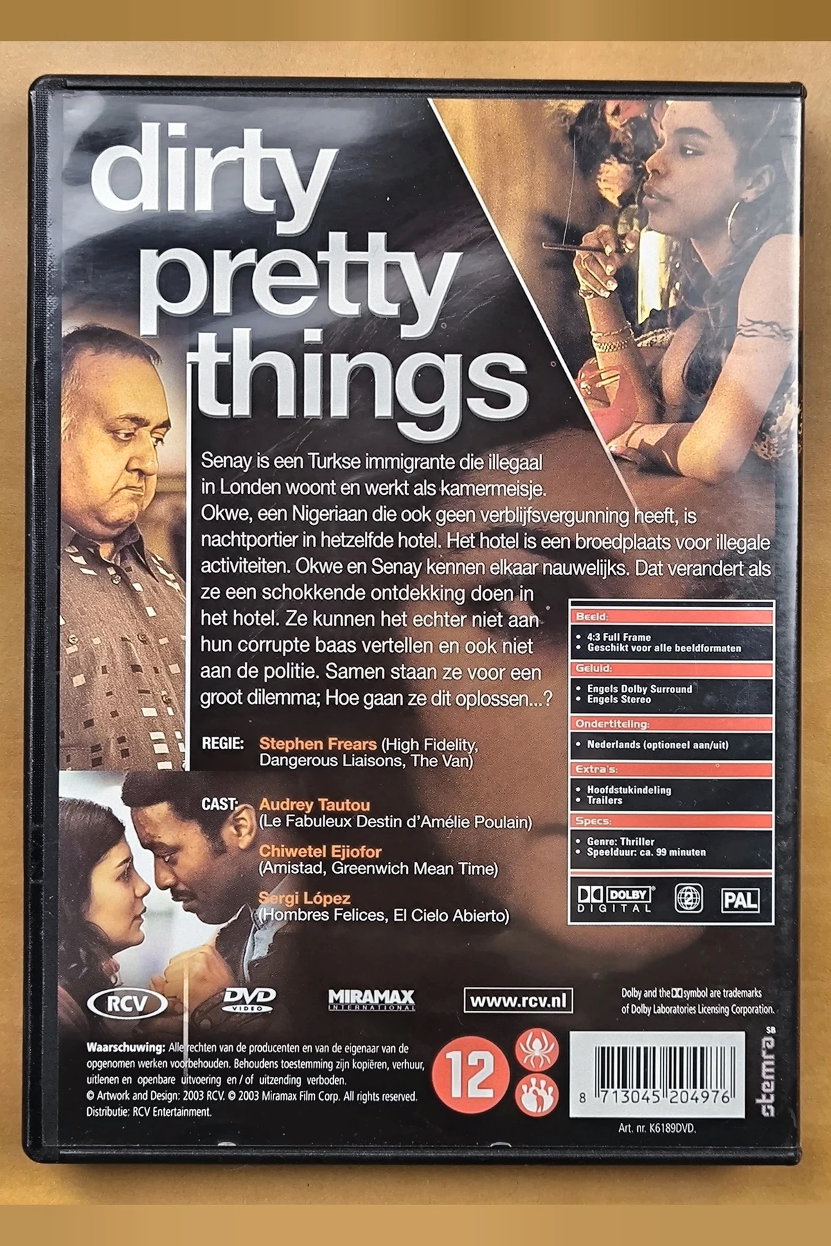 Dirty Pretty Things - Achterkant