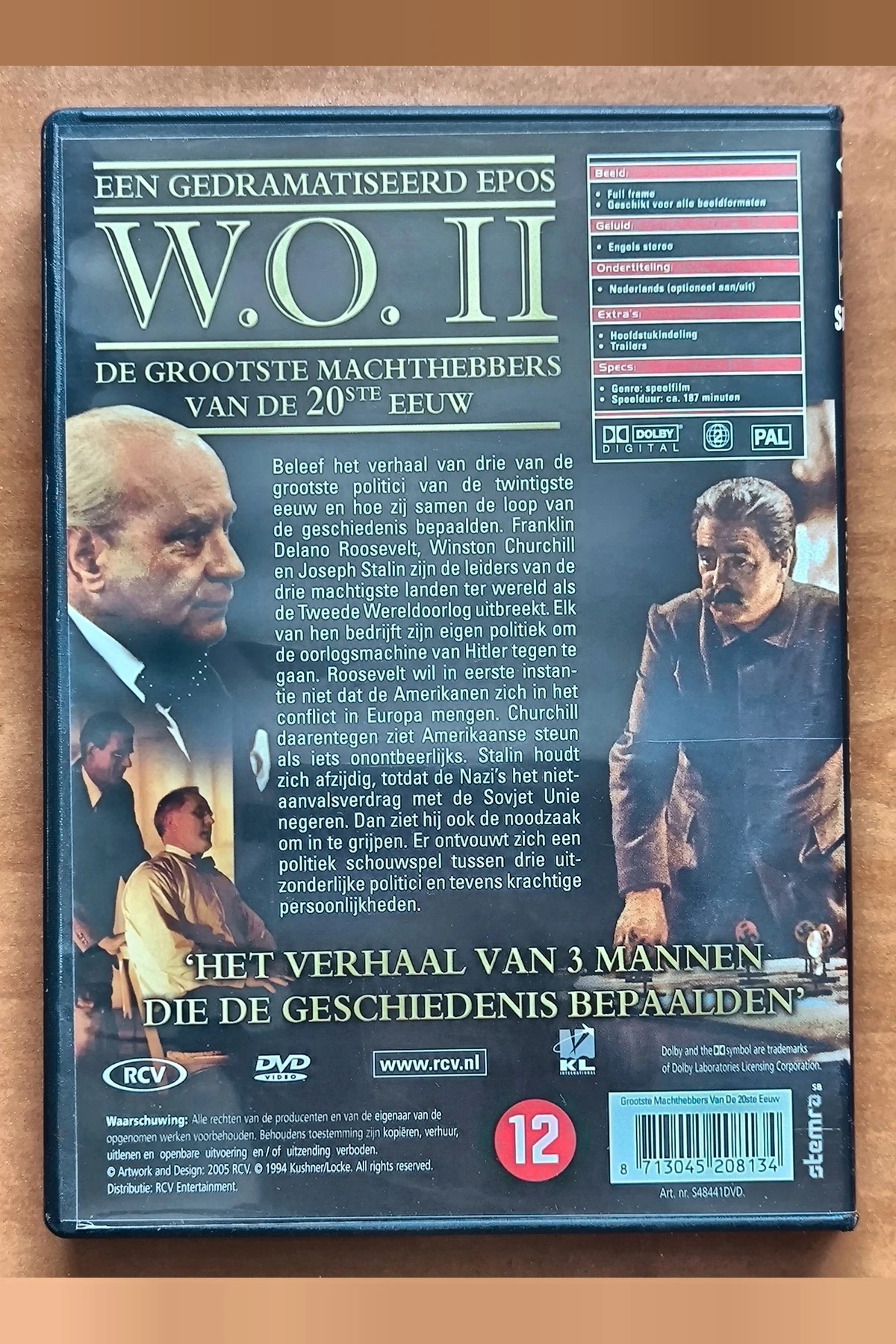 De Grootste Machthebbers Van De 20e Eeuw - Achterkant