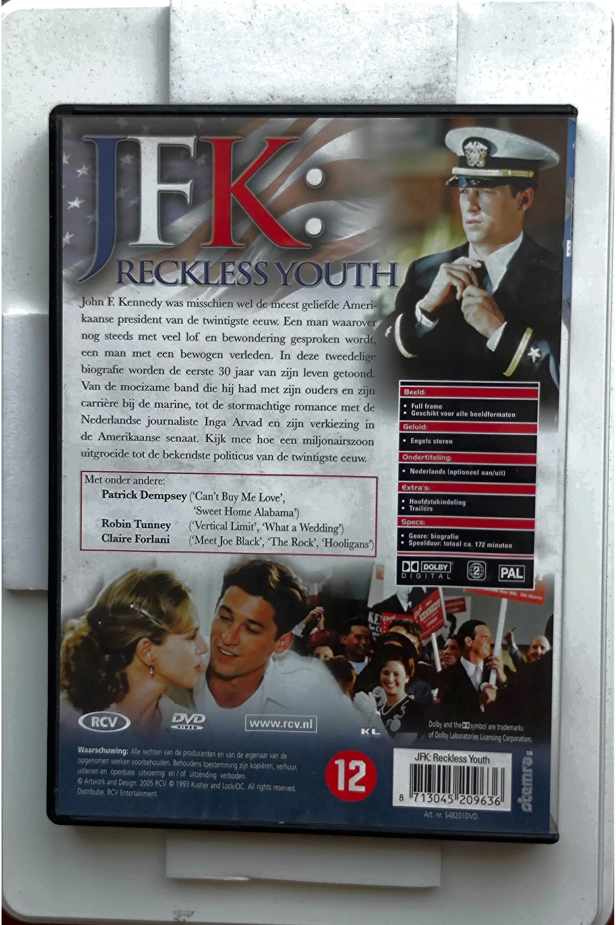 J.F.K.: Reckless Youth - Achterkant