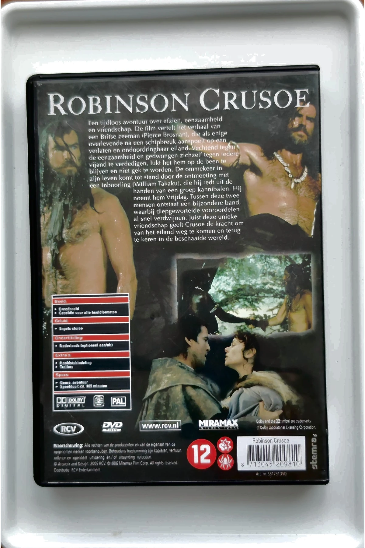 Robinson Crusoe - Achterkant