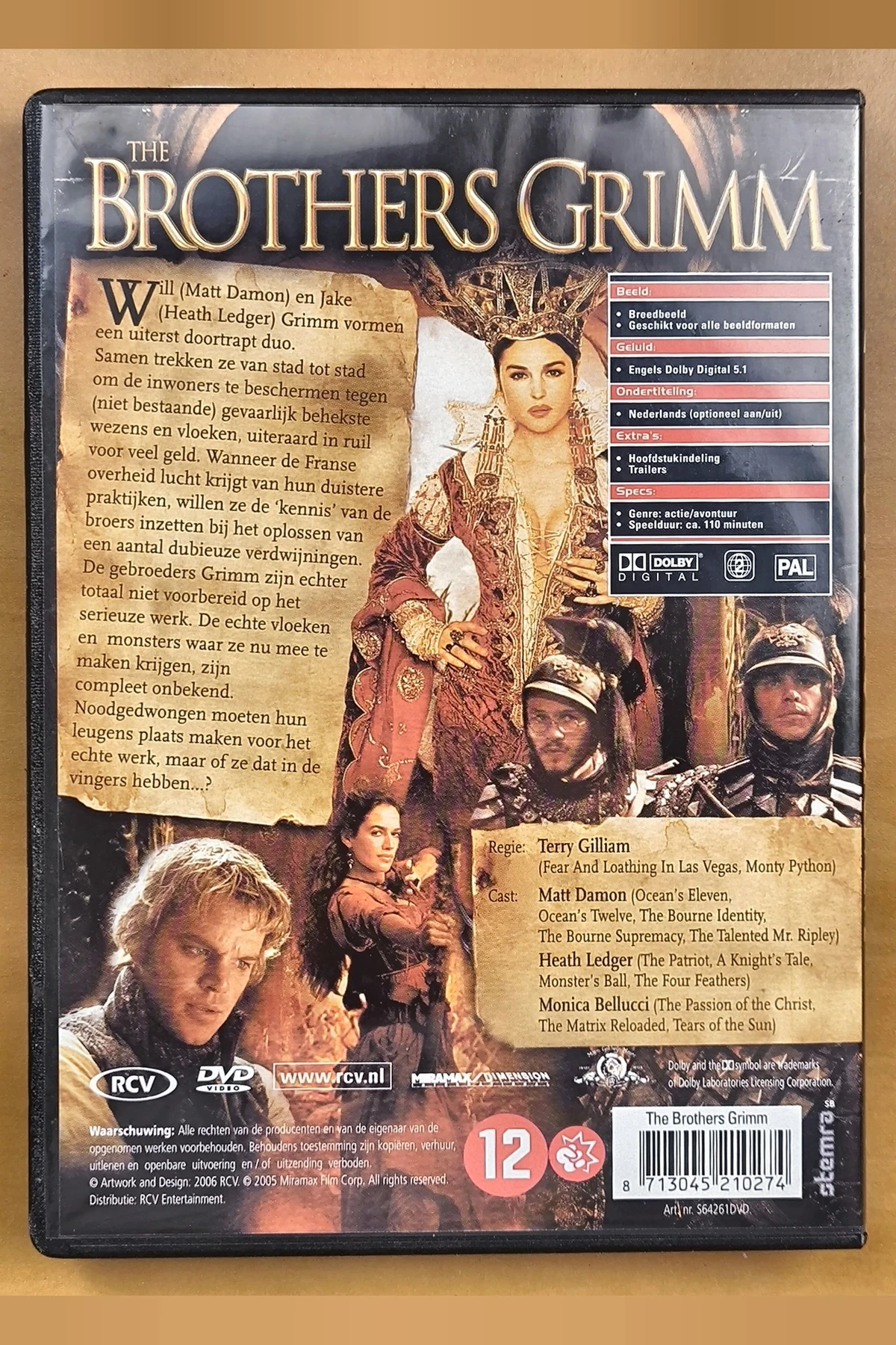 The Brothers Grimm - Achterkant