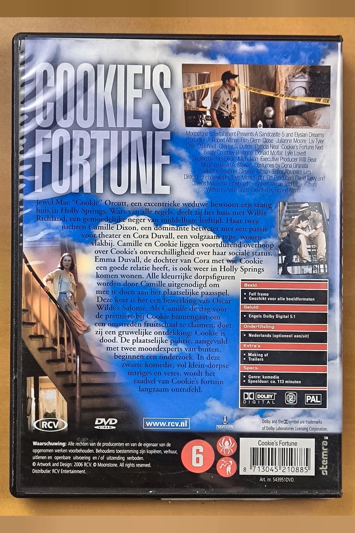 Cookie's Fortune - Achterkant