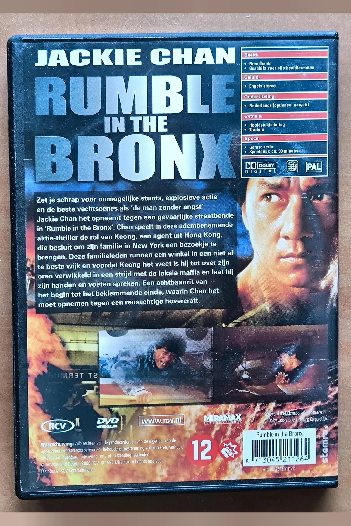 Rumble in the Bronx - Achterkant
