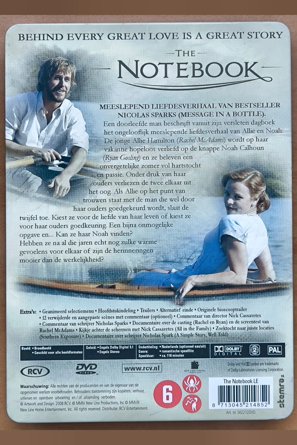The Notebook - Achterkant