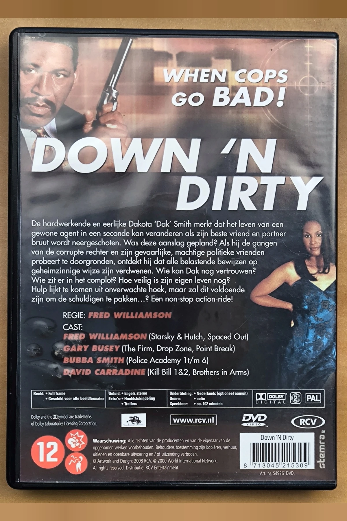 Down 'n Dirty - Achterkant