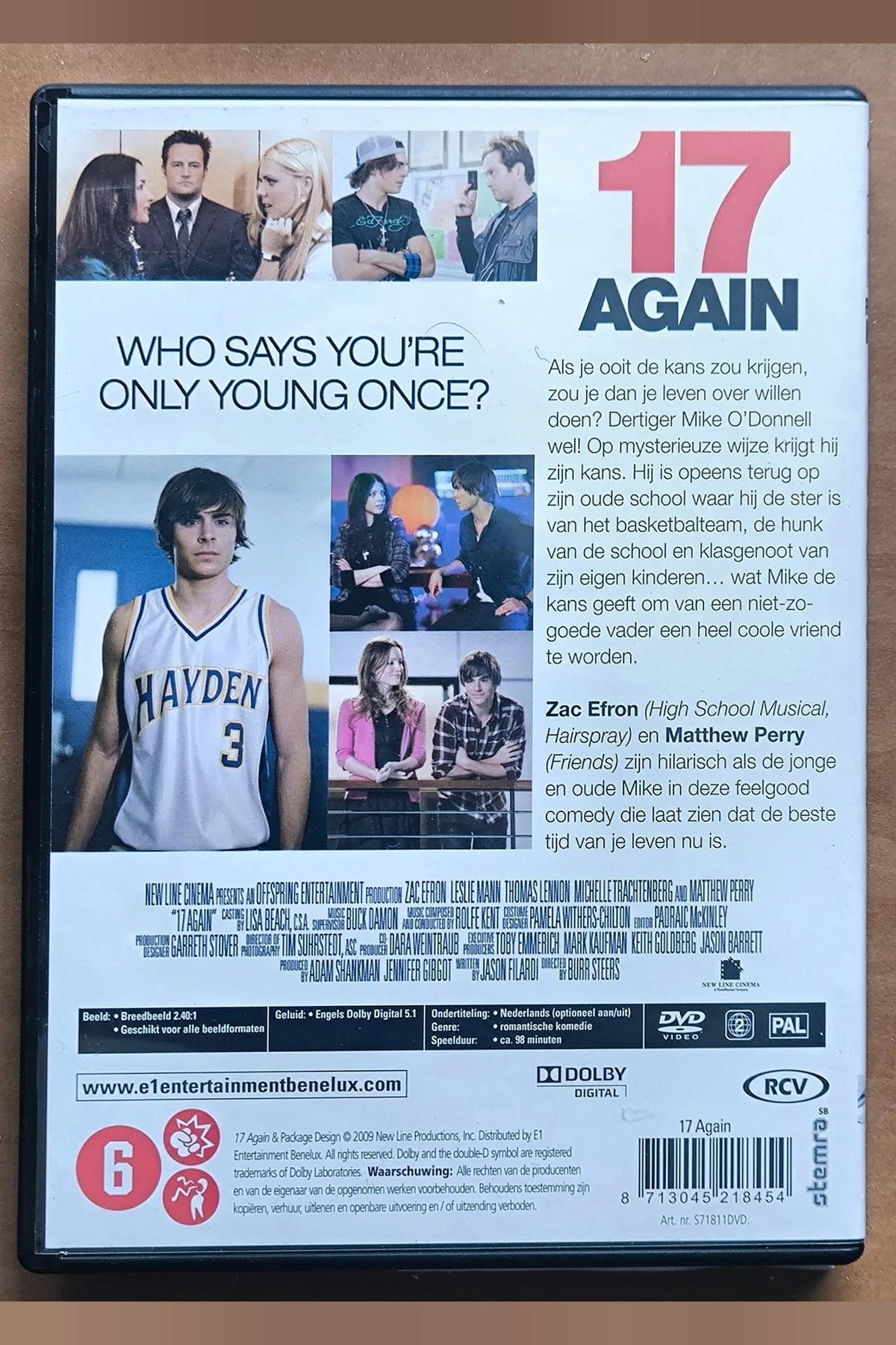 17 Again - Achterkant