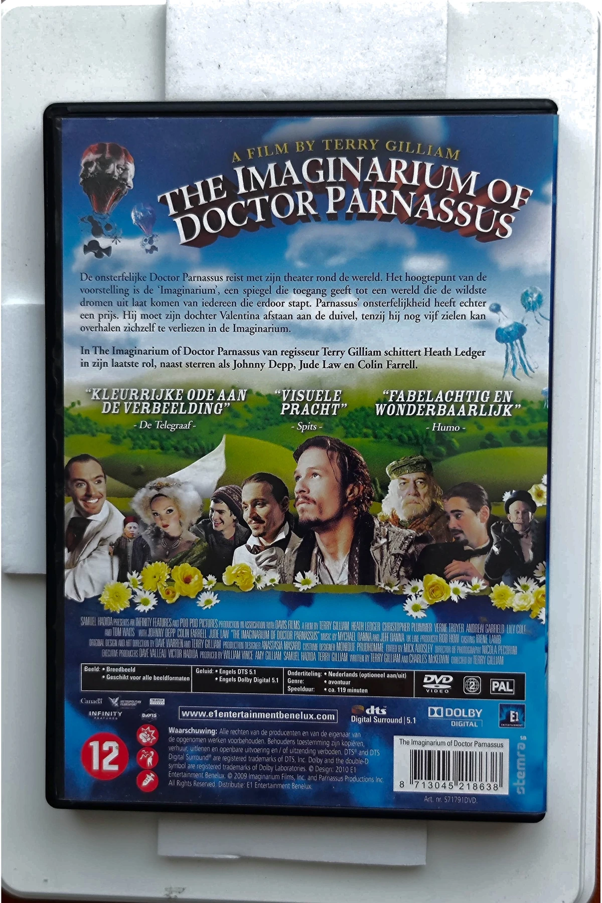 The Imaginarium of Doctor Parnassus - Achterkant