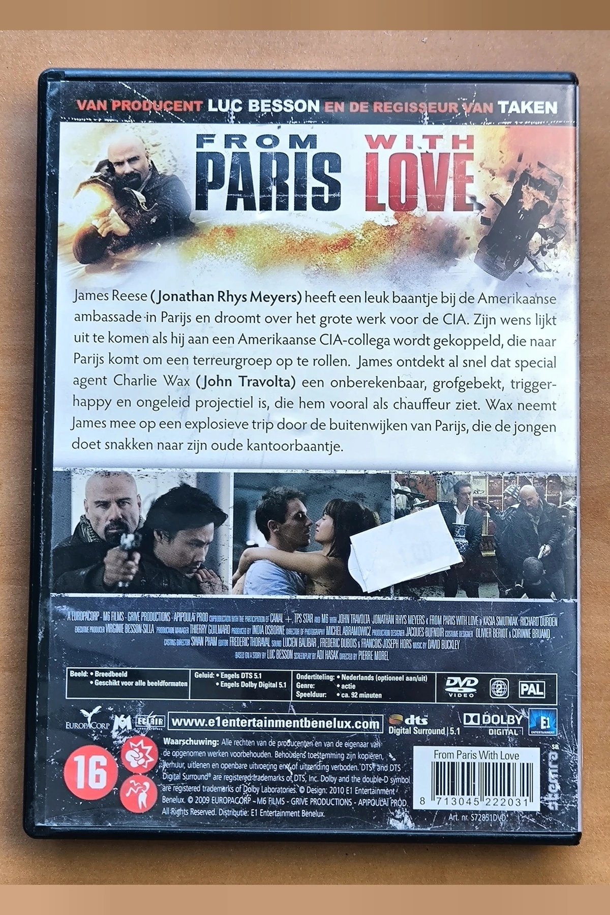 From Paris with Love - Achterkant