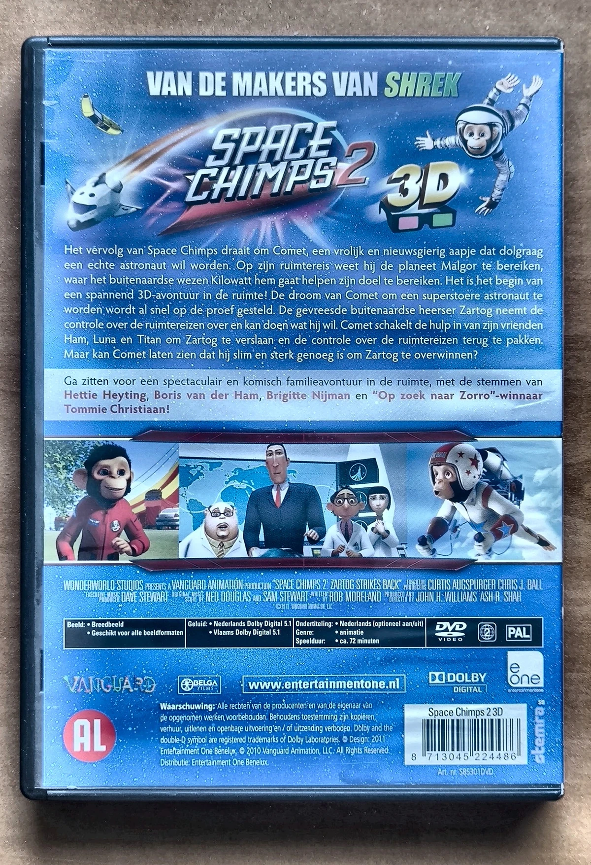 Space Chimps 2: Zartog Strikes Back - Achterkant