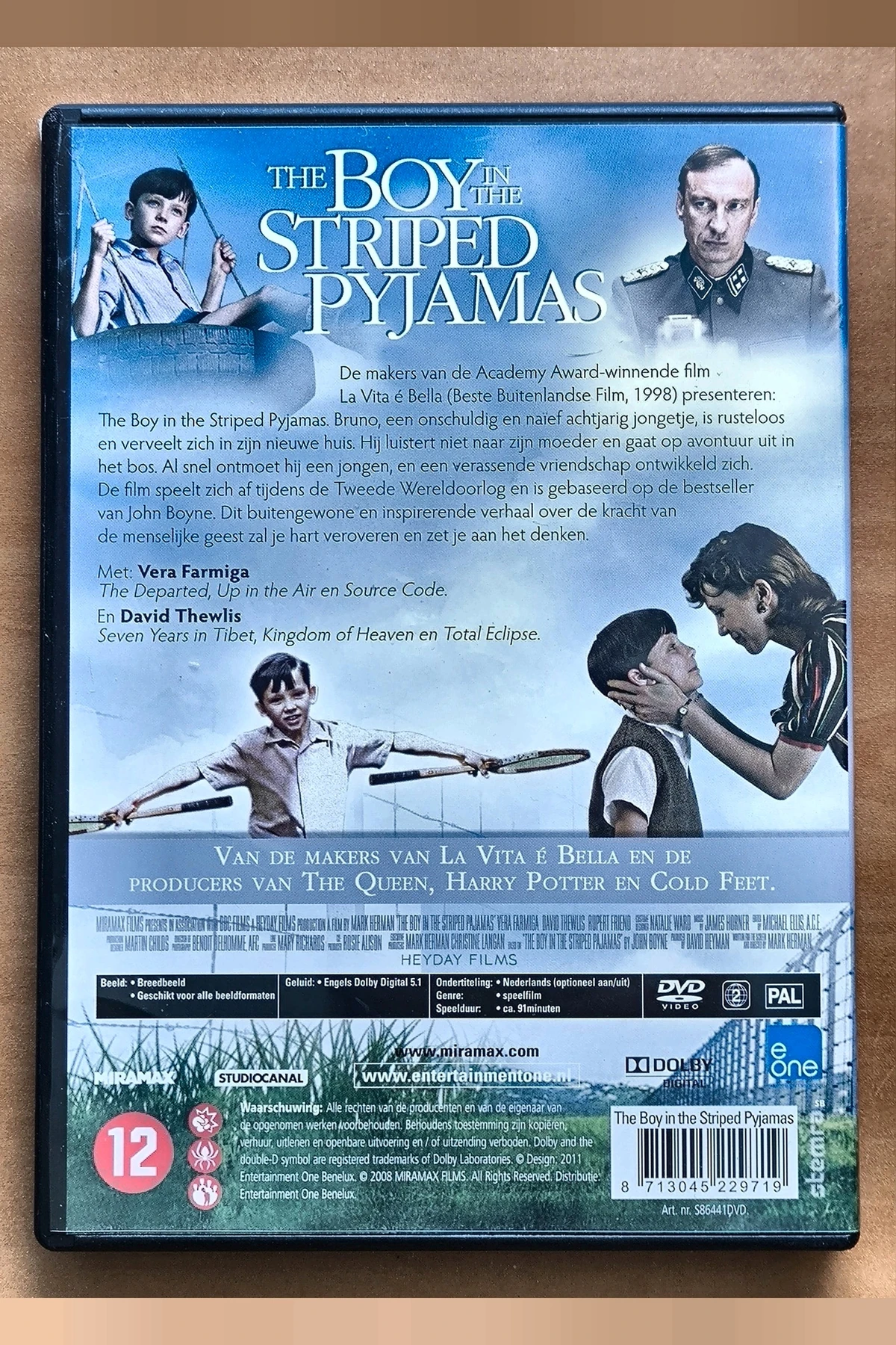 The Boy in the Striped Pajamas - Achterkant
