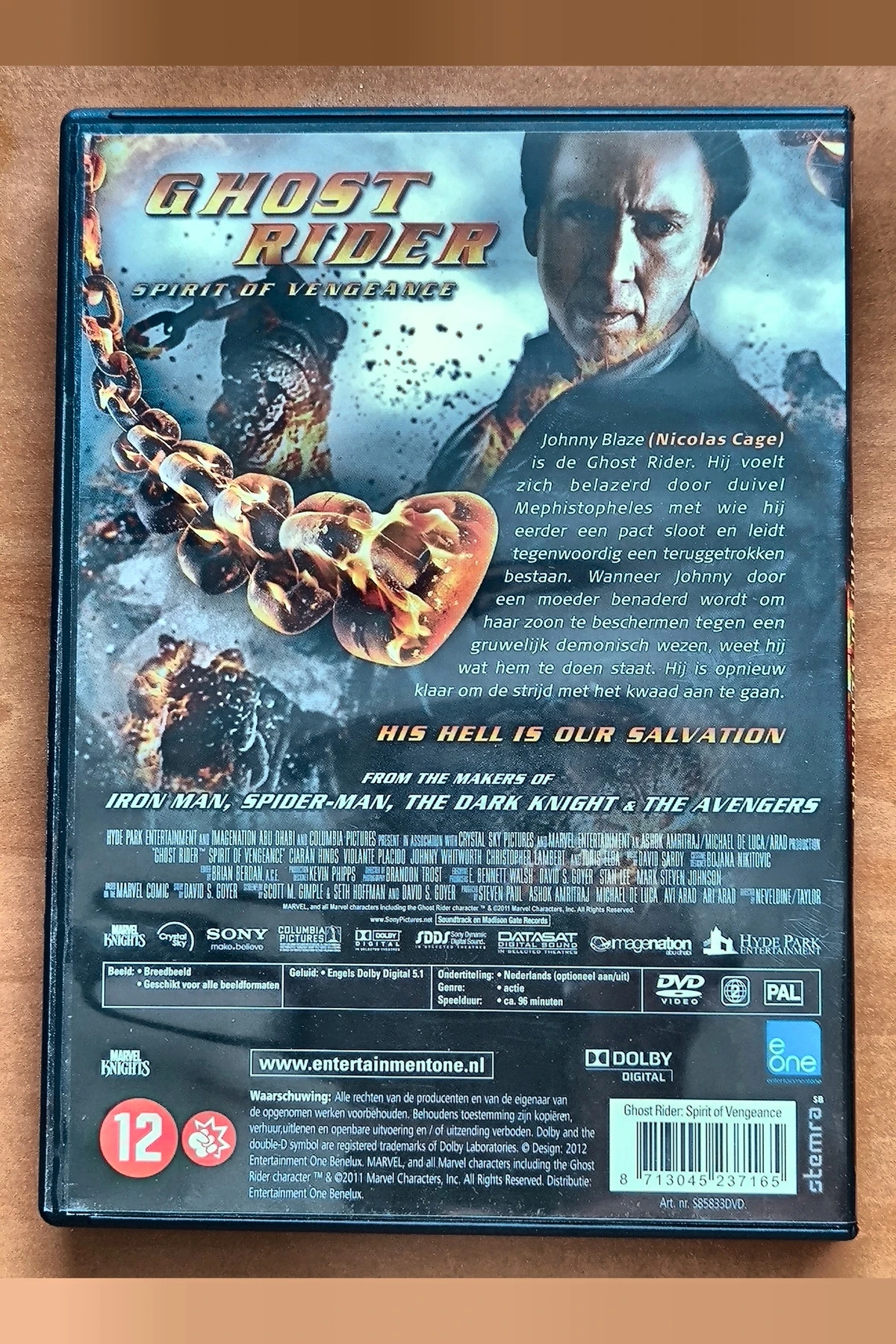 Ghost Rider - Achterkant