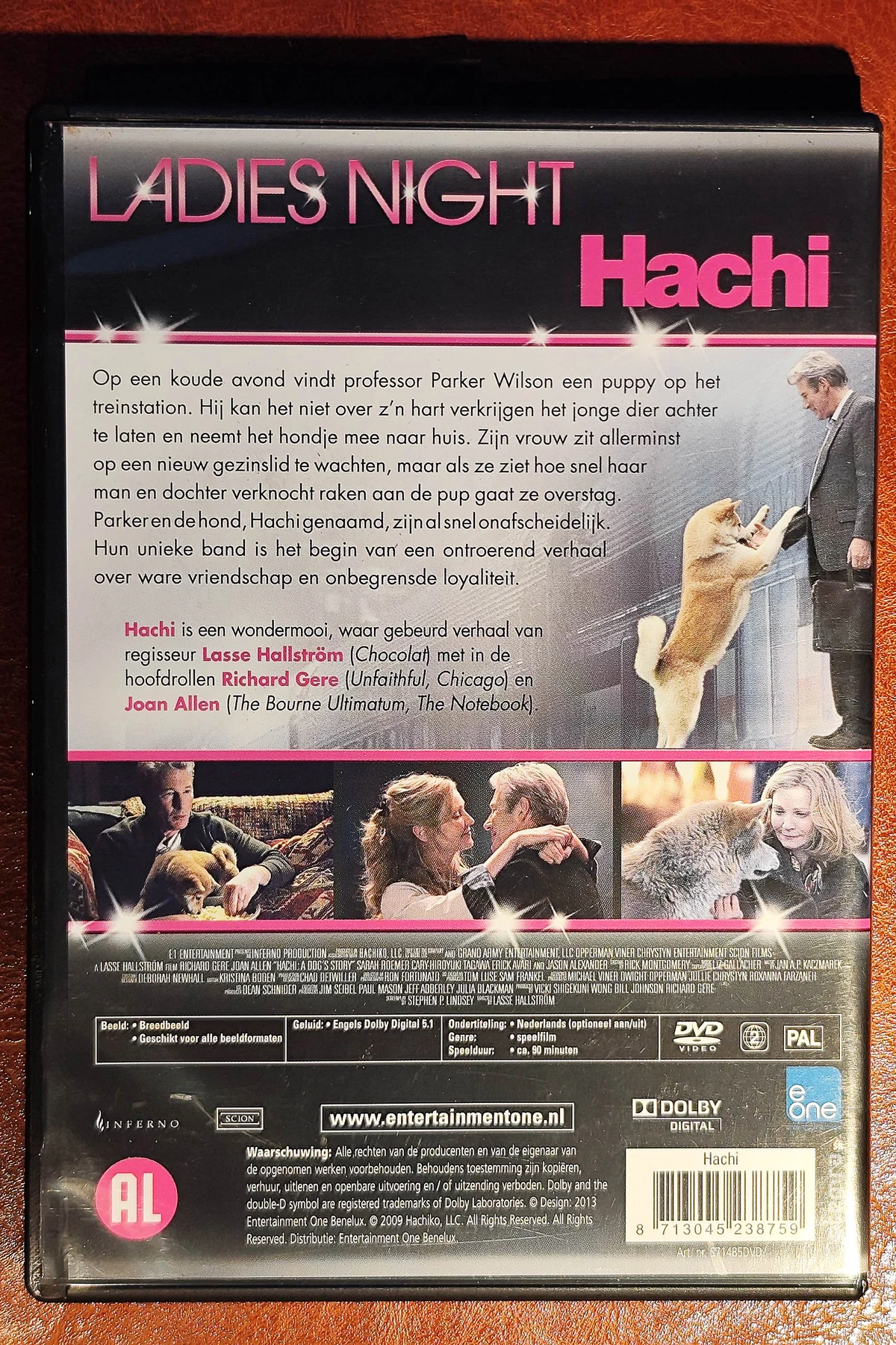 Hachi: A Dog's Tale - Achterkant