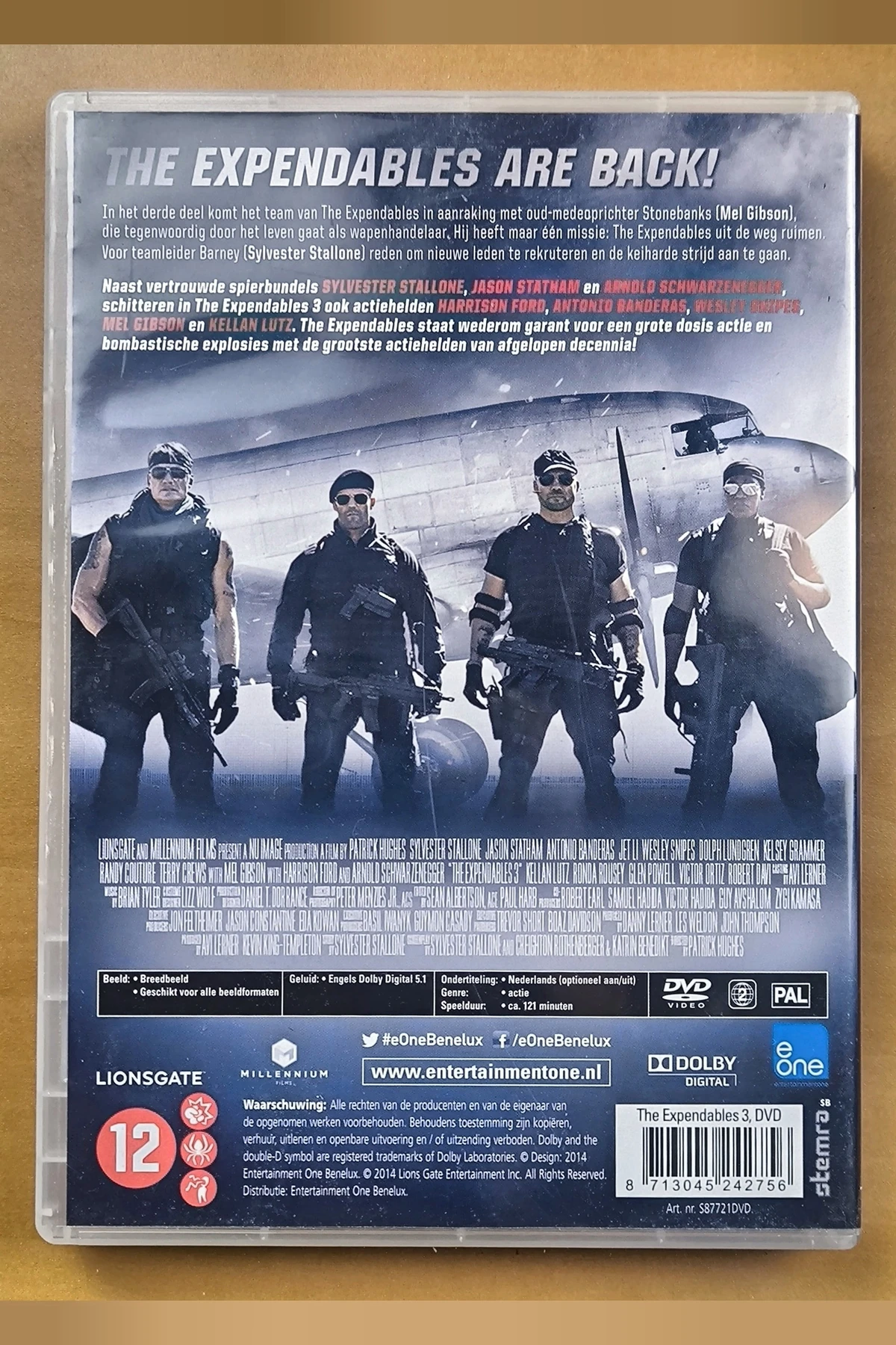 The Expendables 3 - Achterkant
