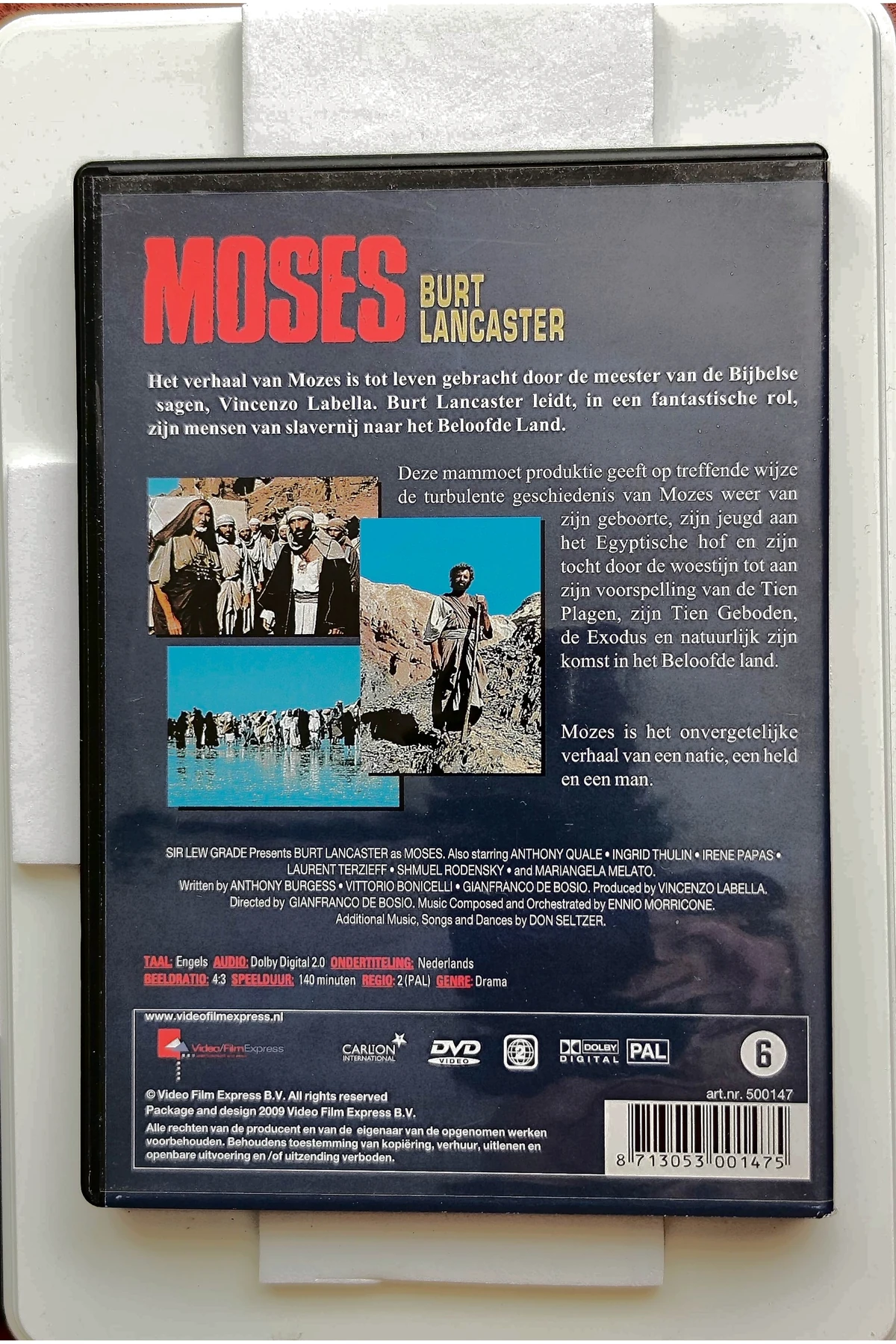 Moses The Lawgiver - Achterkant