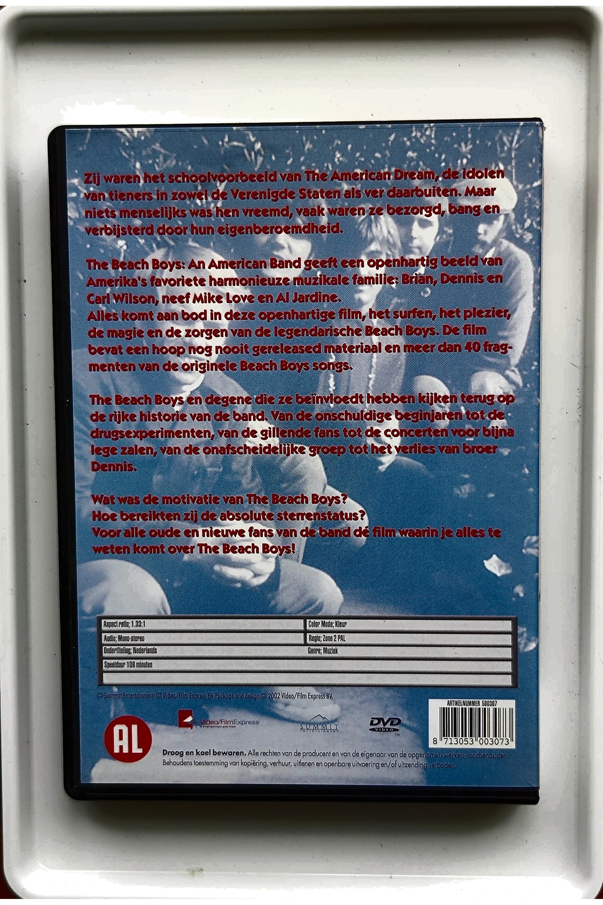 The Beach Boys: An American Band - Achterkant