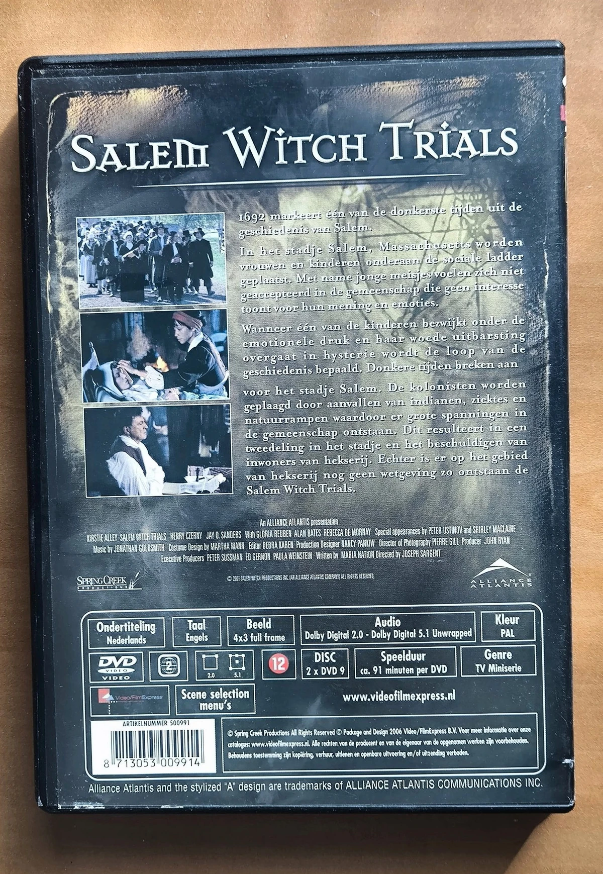 Salem Witch Trials - Achterkant