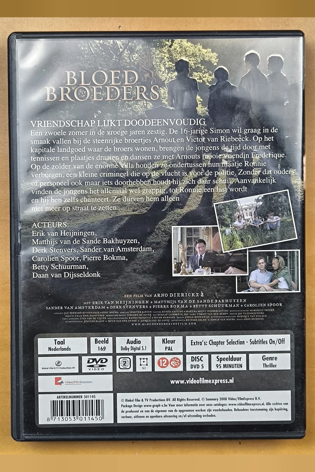 Bloedbroeders - Achterkant