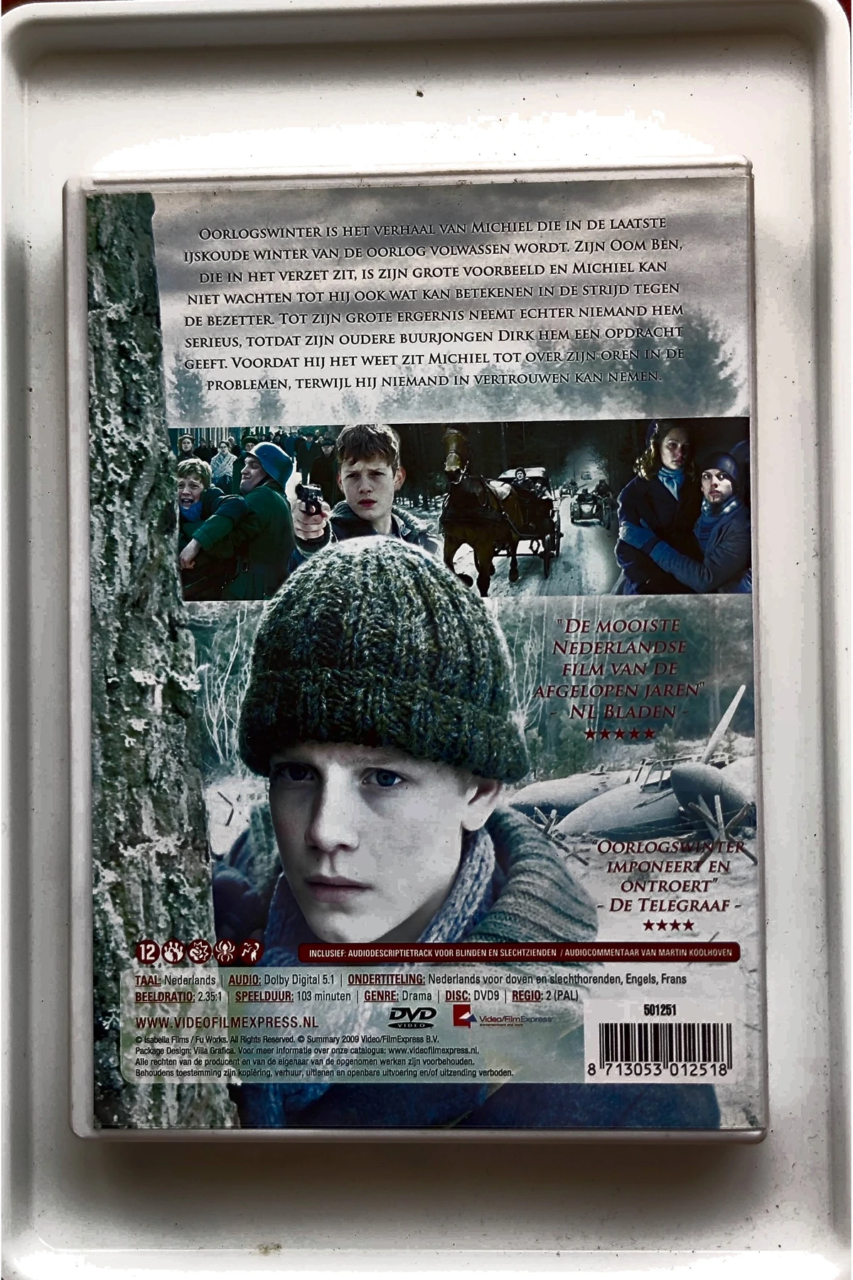 Winter in Wartime - Achterkant