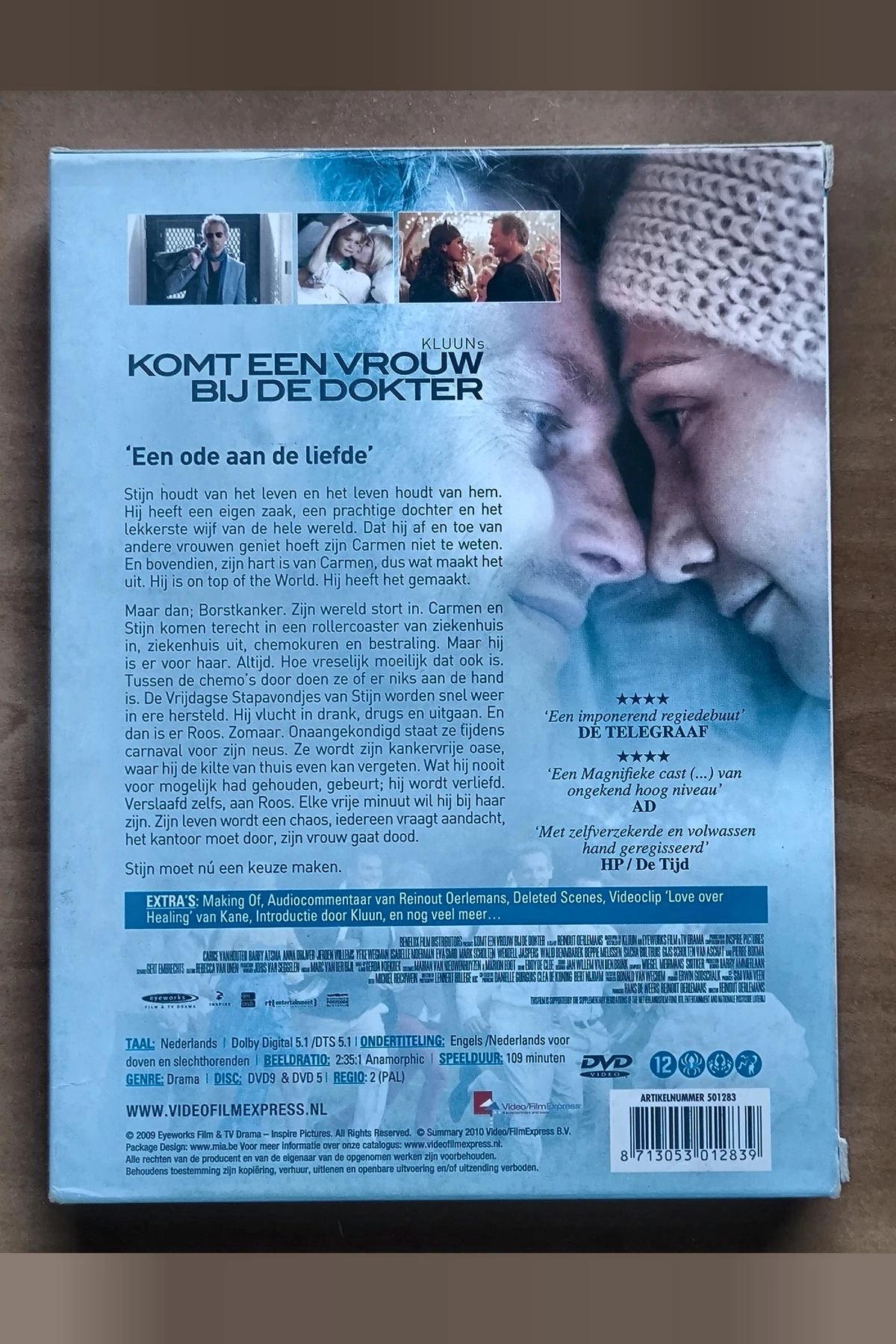 Komt een vrouw bij de dokter - Achterkant