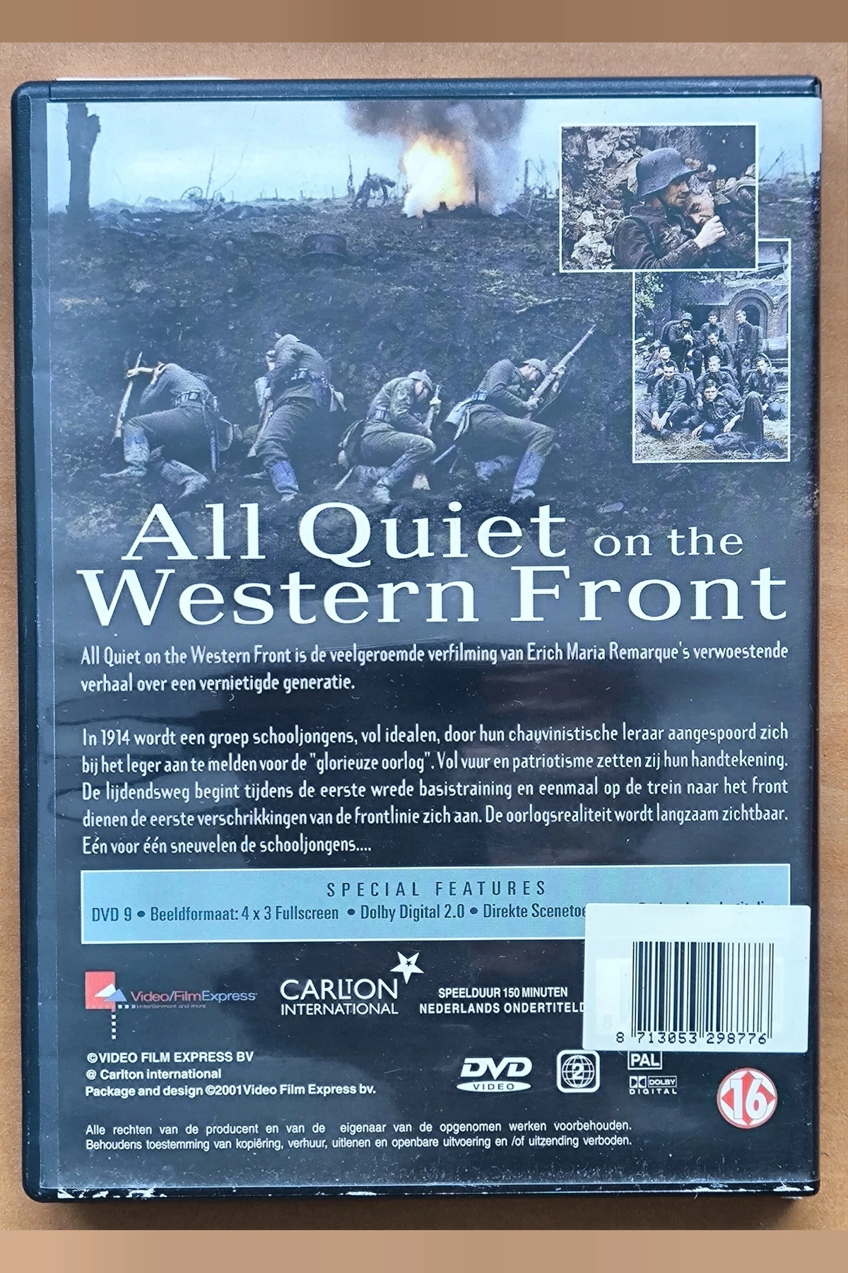 All Quiet on the Western Front - Achterkant