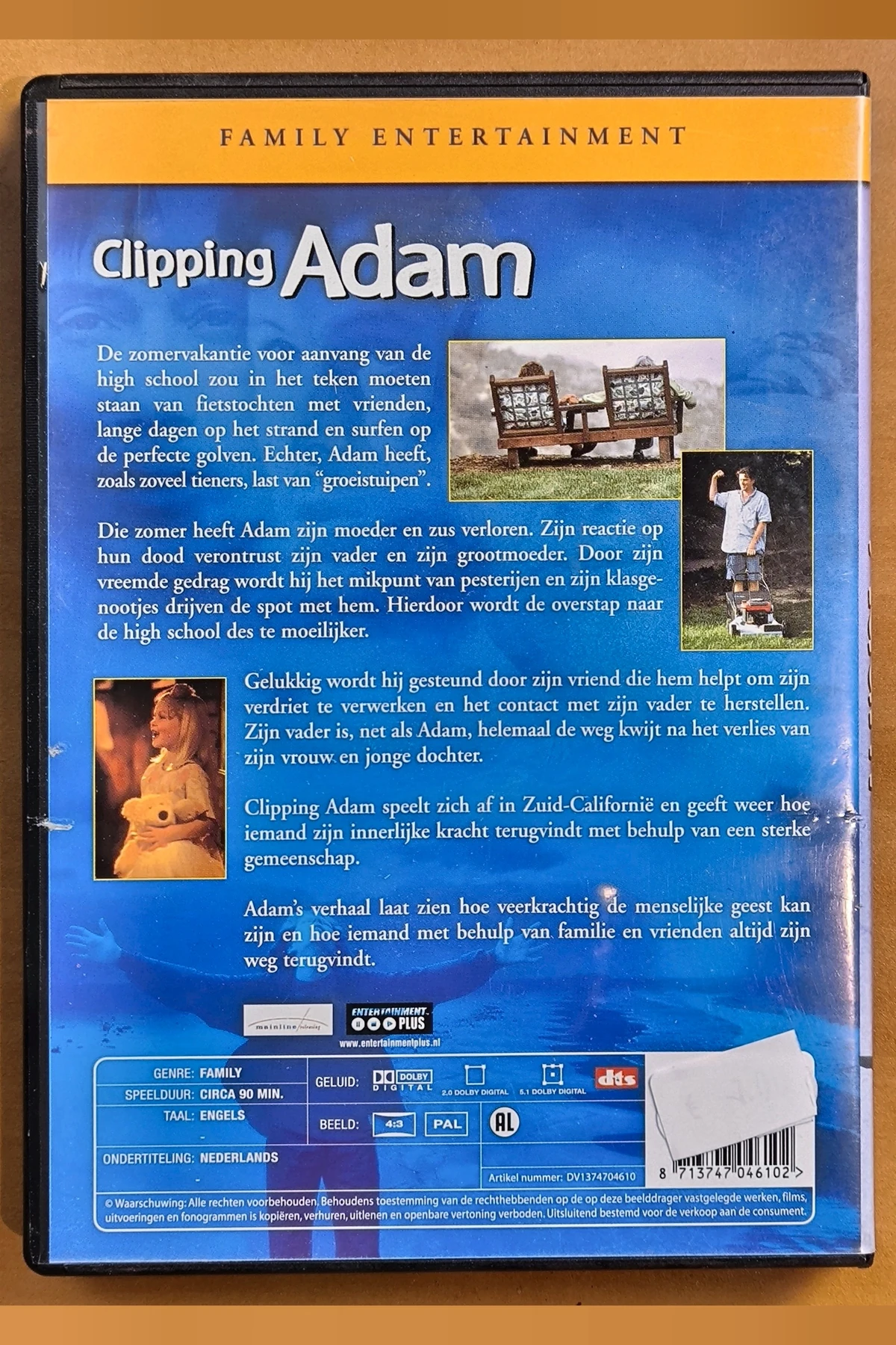 Clipping Adam - Achterkant