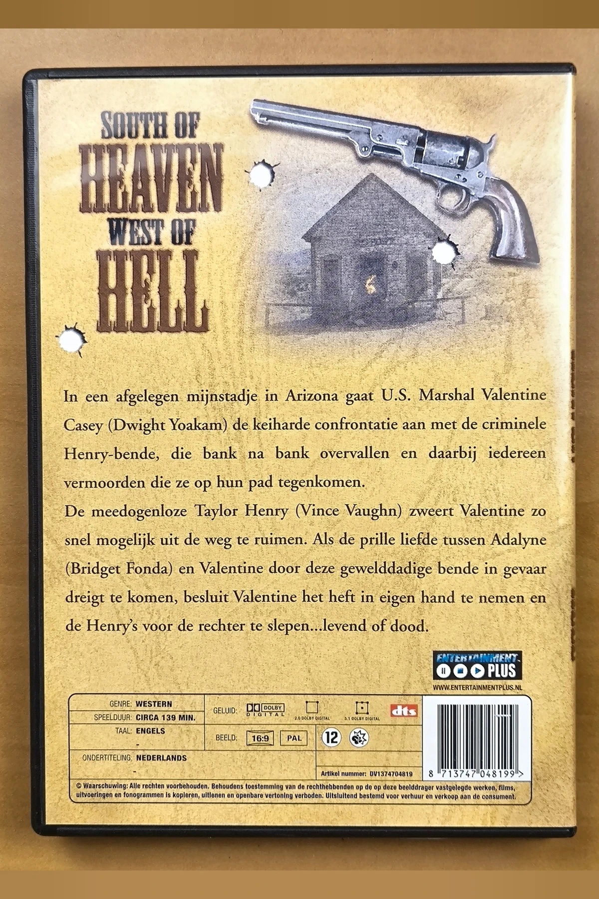 South of Heaven, West of Hell - Achterkant