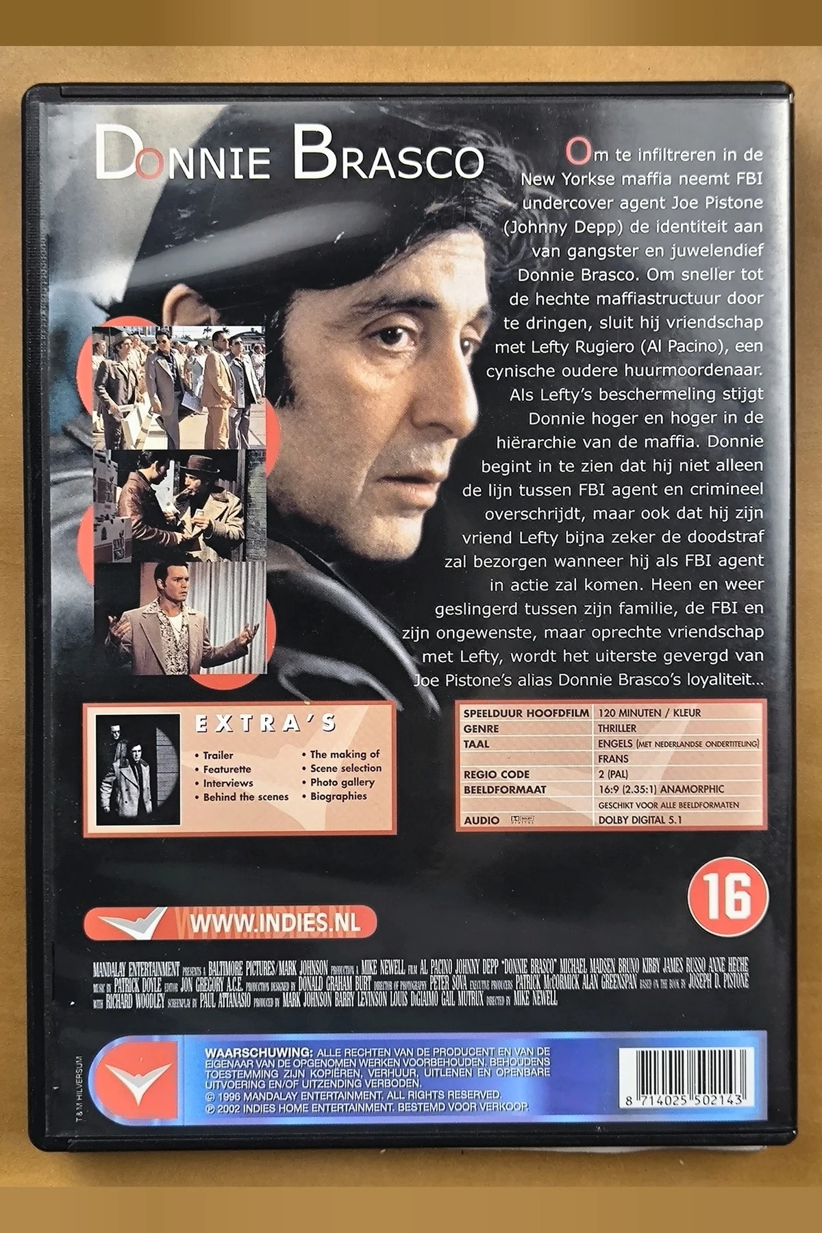 Donnie Brasco - Achterkant