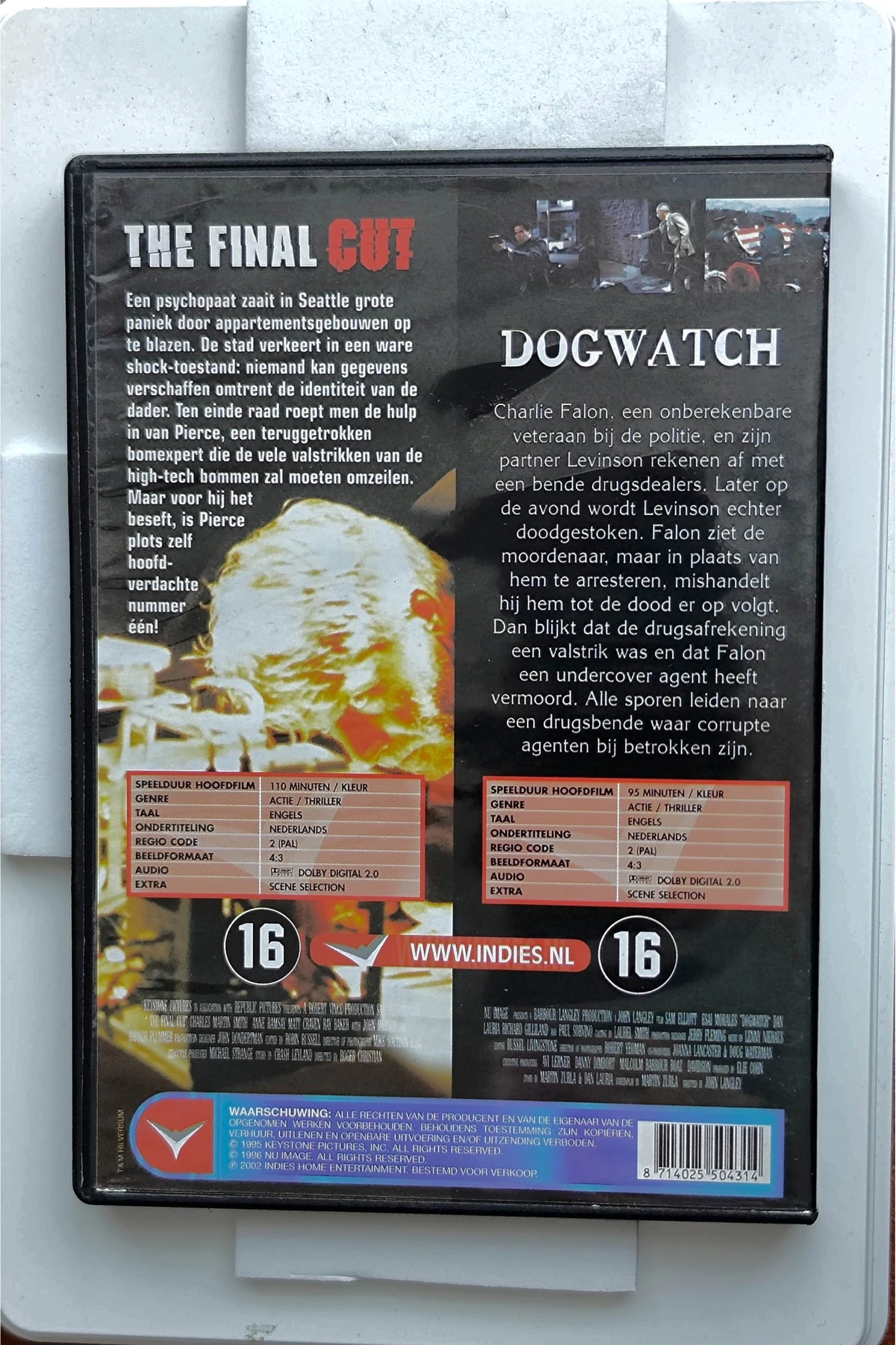 The Final Cut - Achterkant