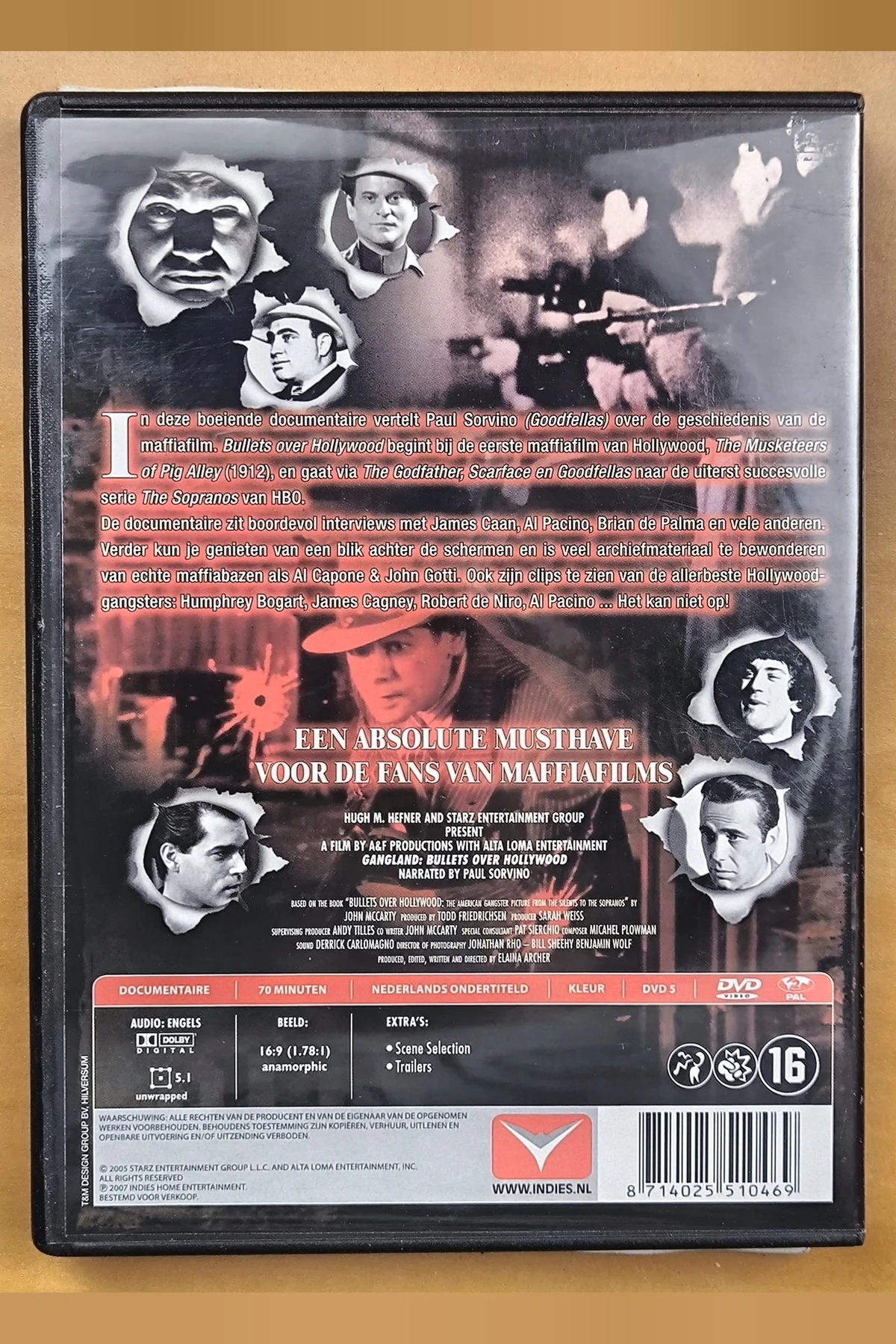 Bullets Over Hollywood - Achterkant