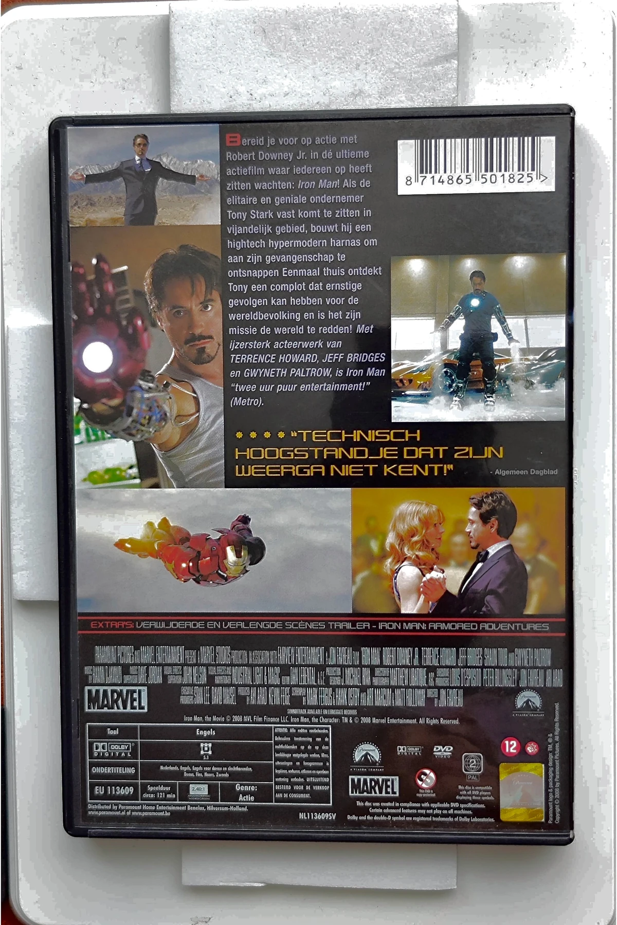 Iron Man - Achterkant