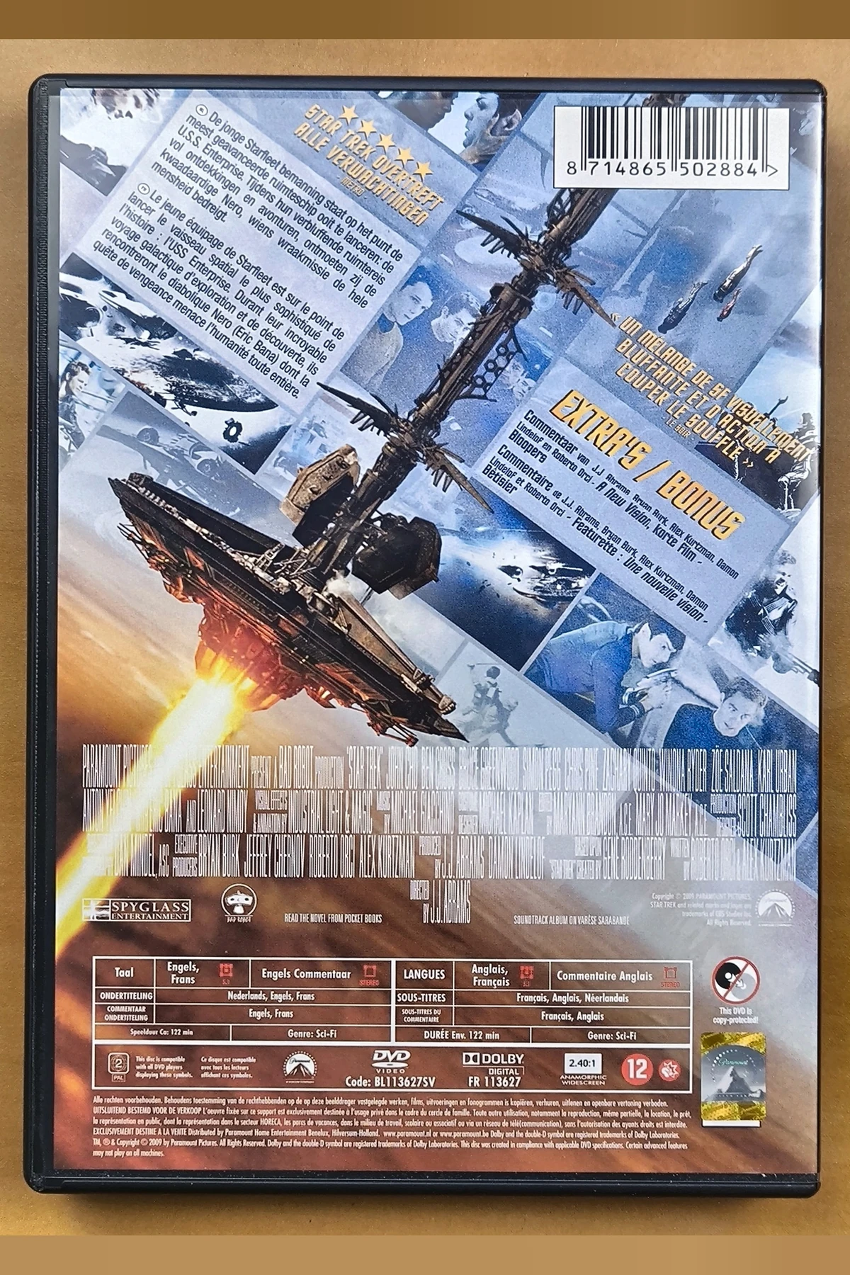 Star Trek - Achterkant