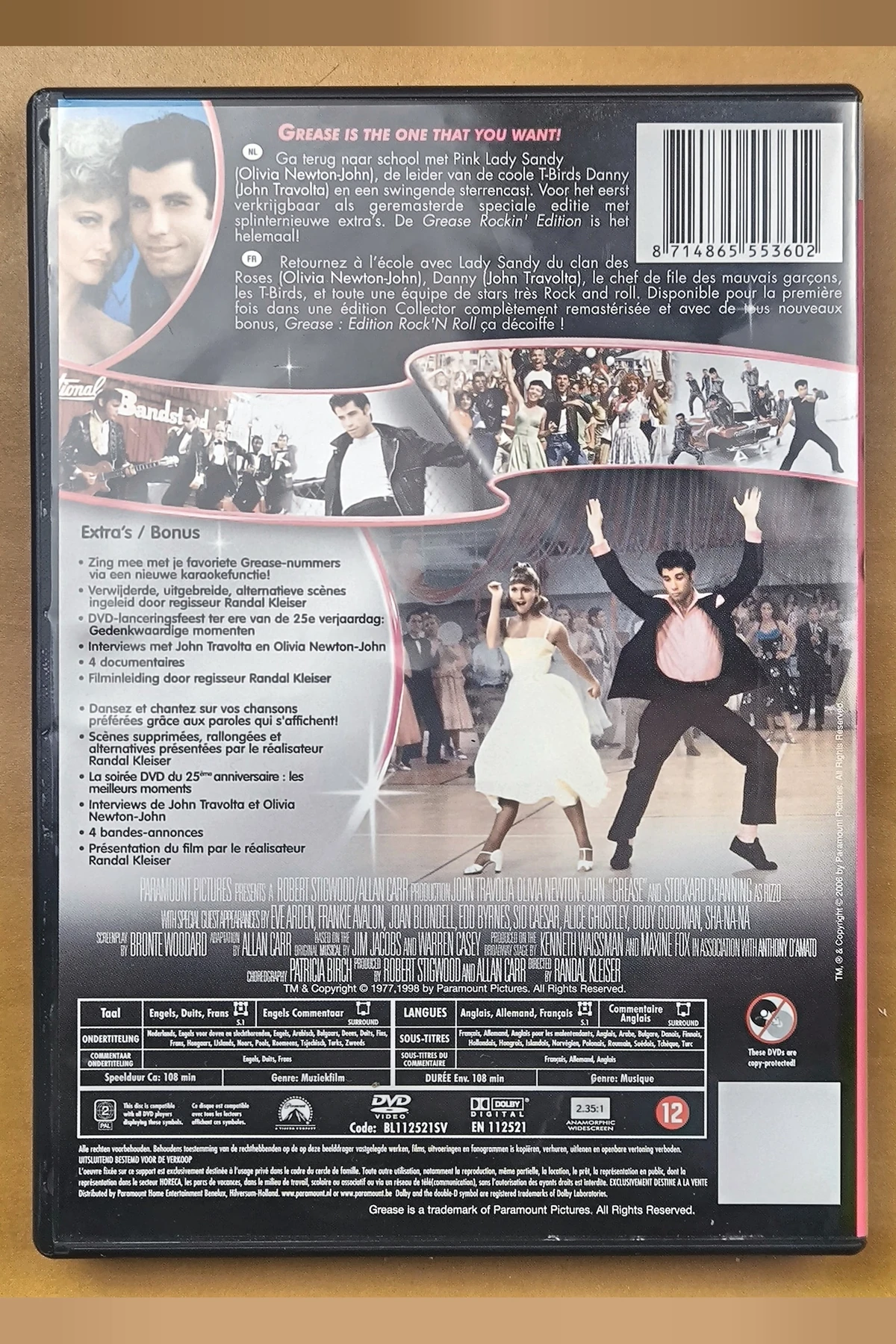 Grease - Achterkant