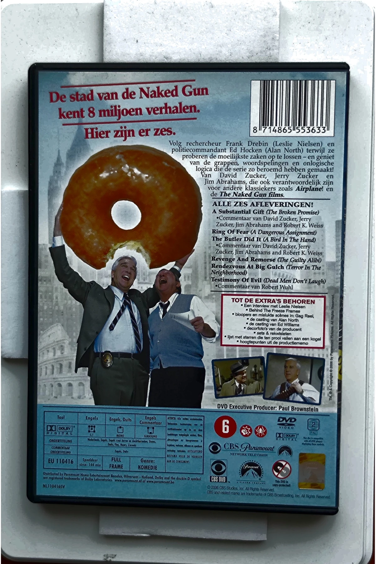 Police Squad! - Achterkant
