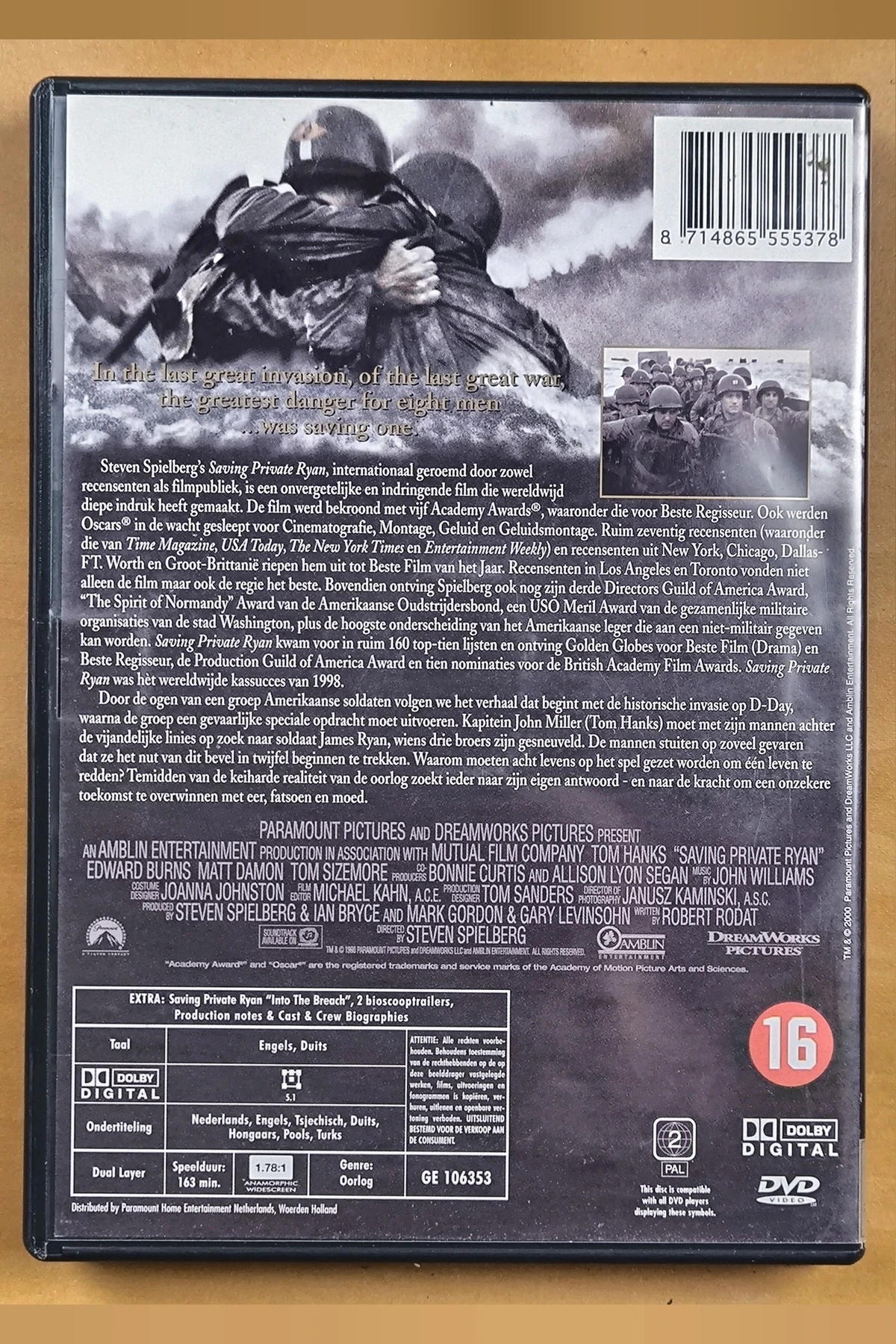 Saving Private Ryan - Achterkant
