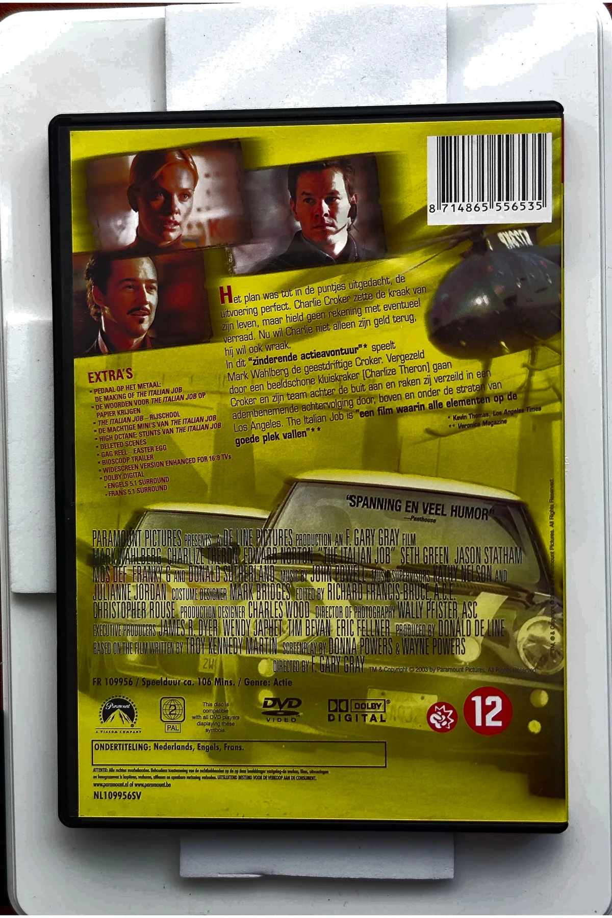 The Italian Job - Achterkant