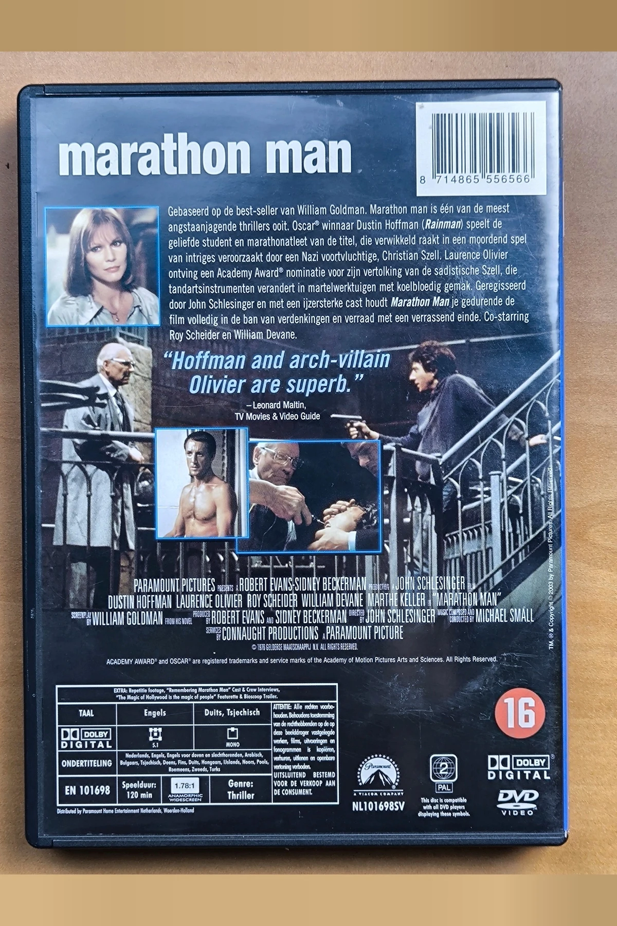 Marathon Man - Achterkant