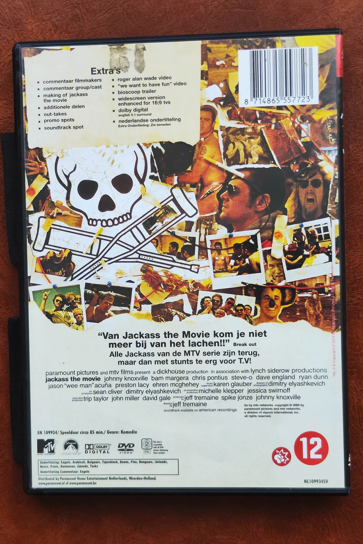 Jackass: The Movie - Achterkant