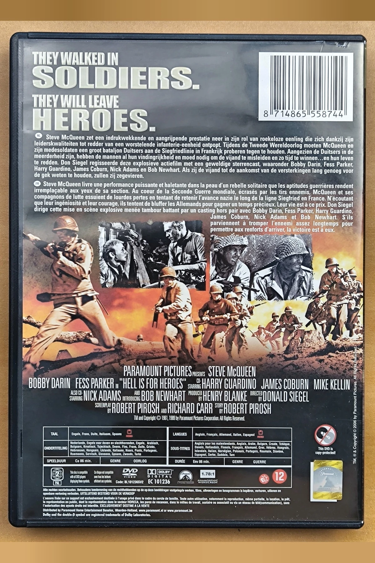 Hell Is for Heroes - Achterkant