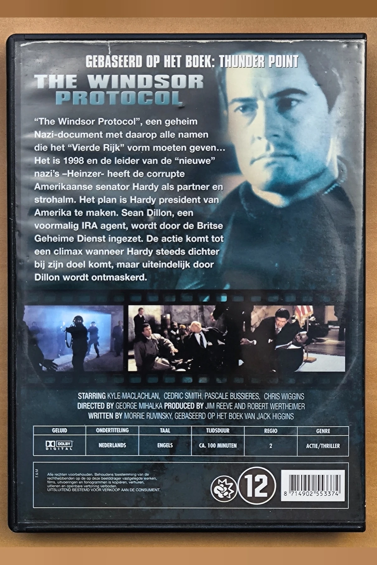 Jack Higgins's the Windsor Protocol - Achterkant