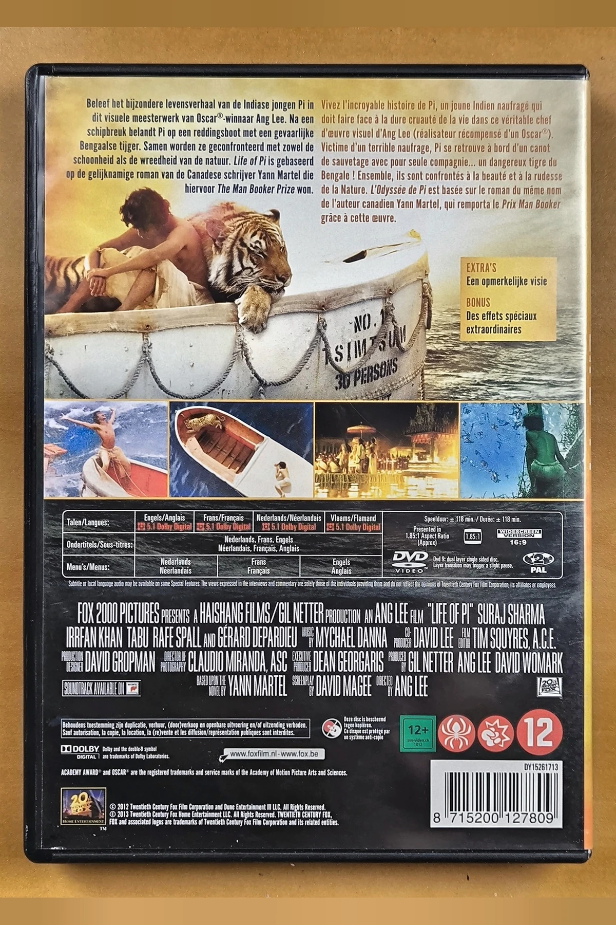 Life of Pi - Achterkant