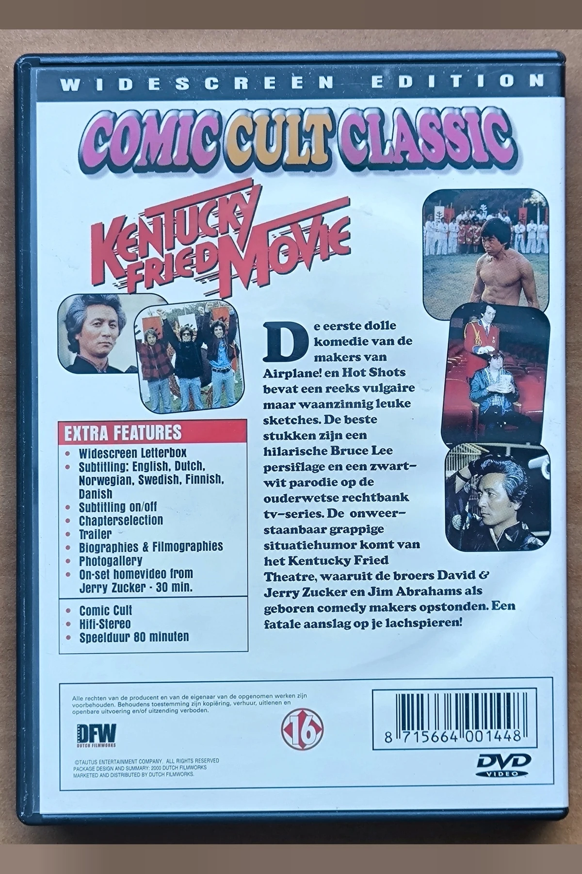 The Kentucky Fried Movie - Achterkant